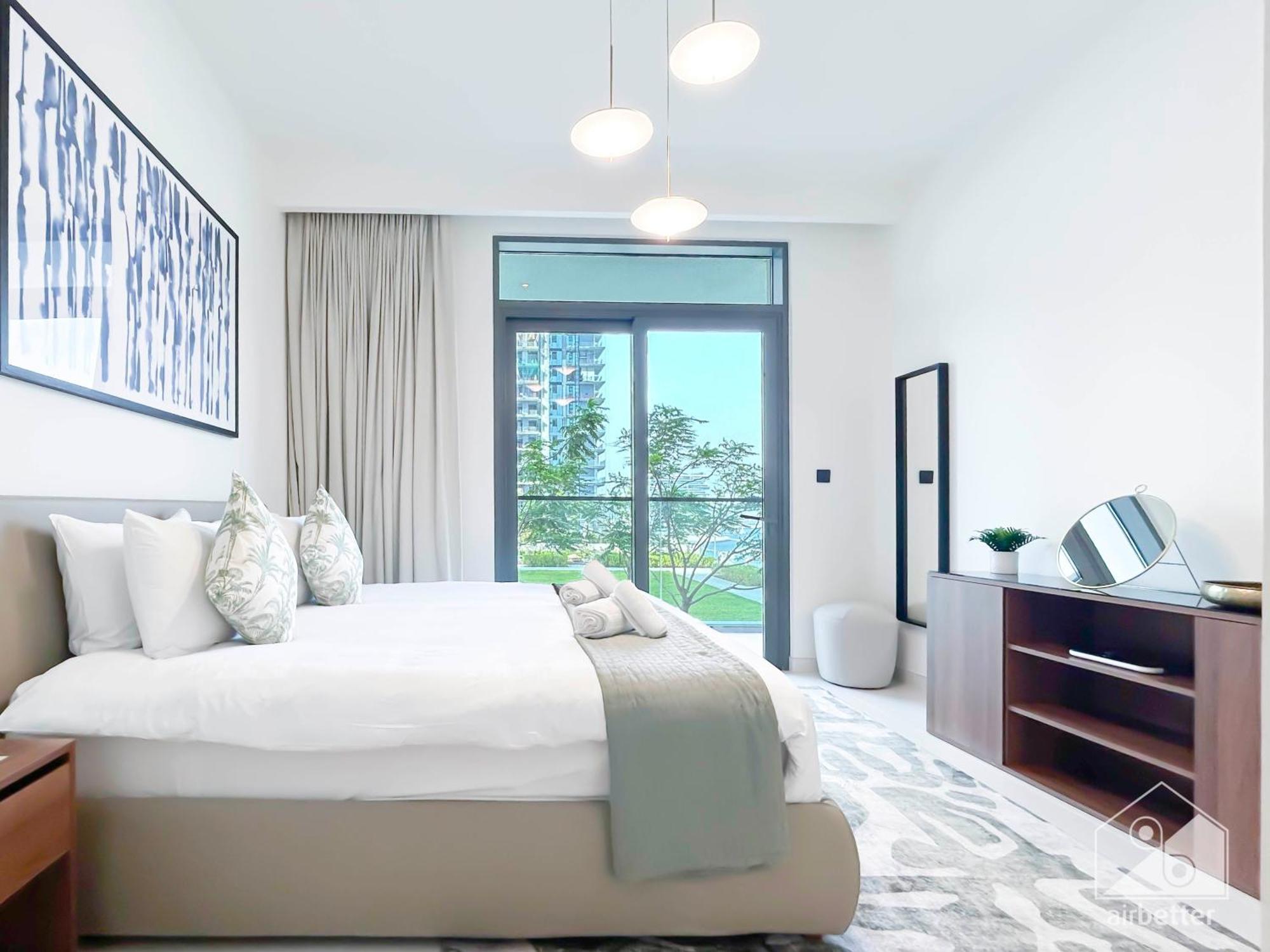 Cozy Beachfront 2b & Balcony In Marina Vista Dubai