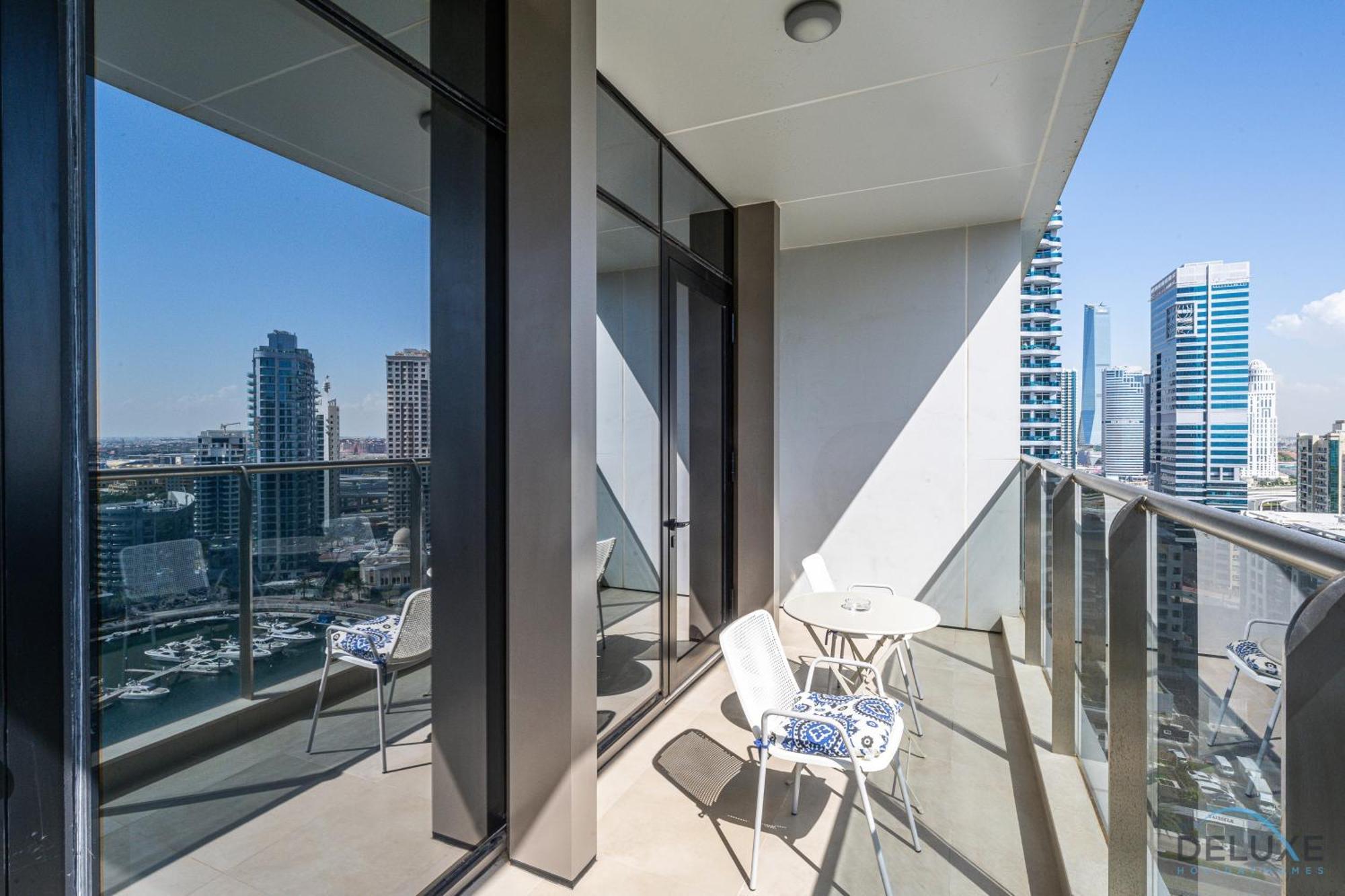 Charming 1br In Sparkle Tower 1, Marina By Deluxe Homes Dubai