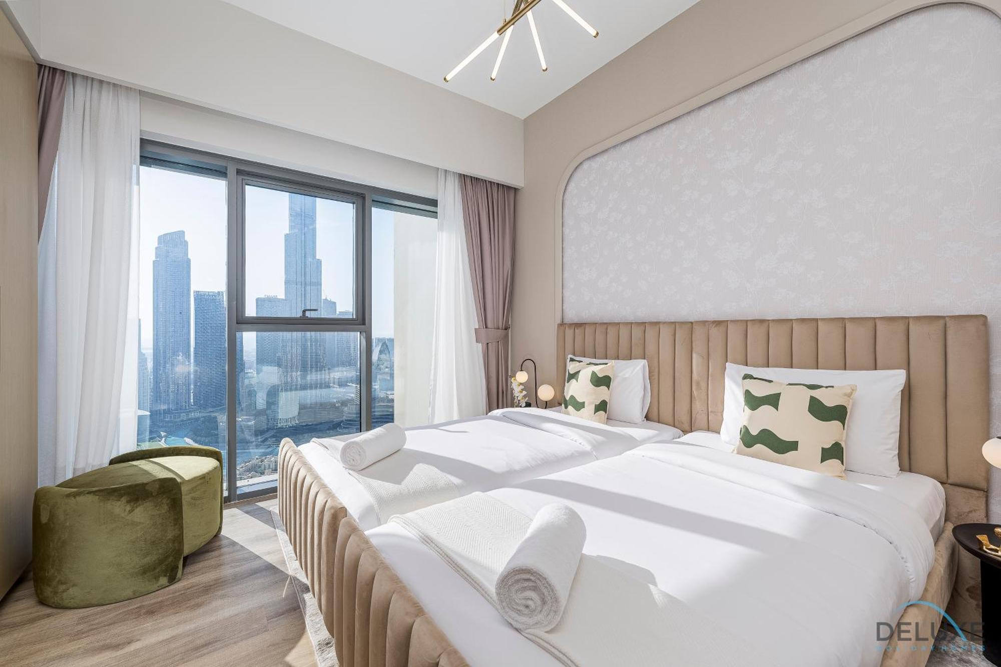 Luxurious 3br With Burj Khalifa View, Downtown By Deluxe Homes *
