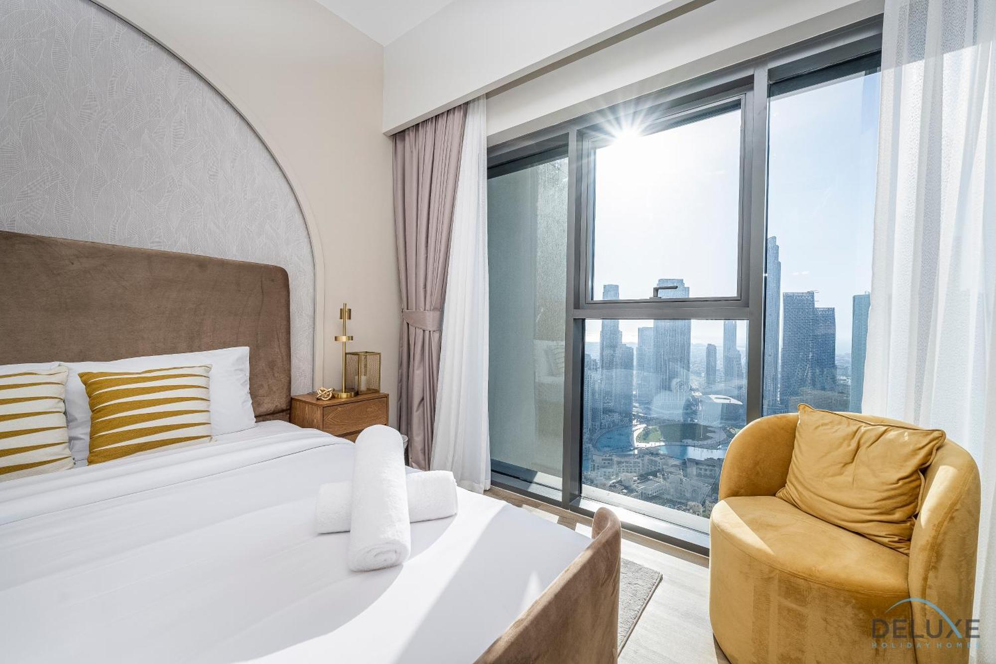 Luxurious 3br With Burj Khalifa View, Downtown By Deluxe Homes *