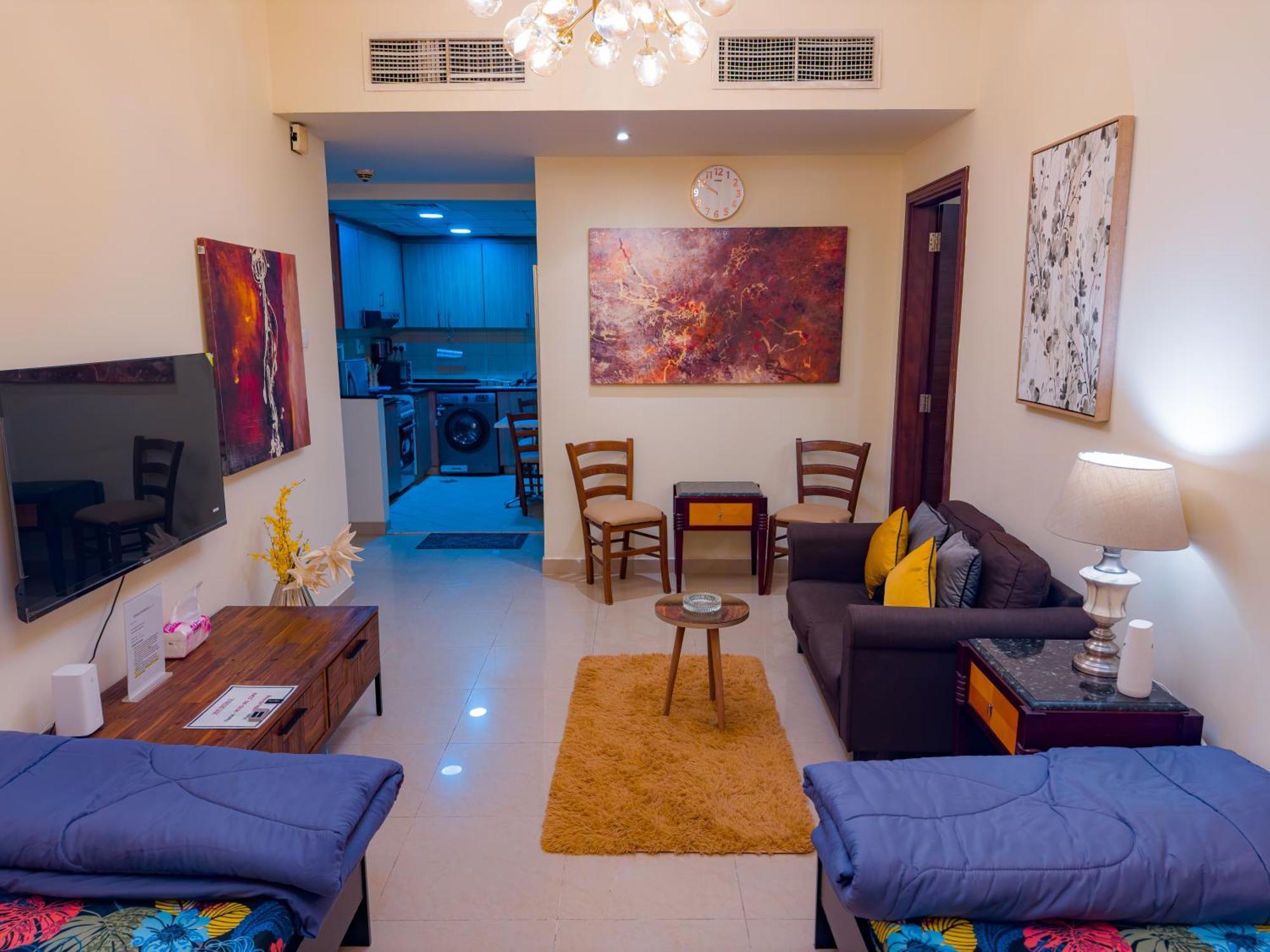 Apartment Super Deluxe 1 Bhk 2 Bath In With Pool & Gym *
