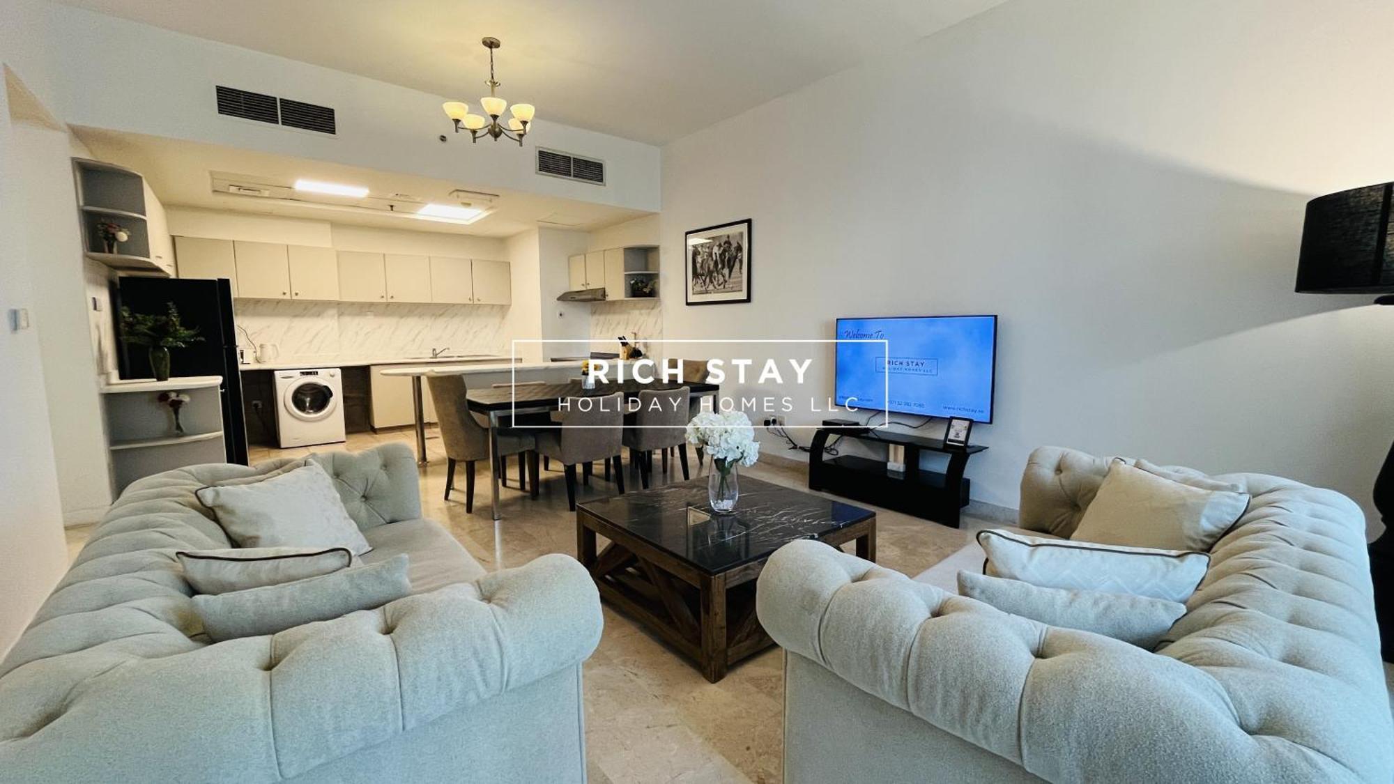 Apartment Canal View 2br & Maid In Kg Tower, Marina