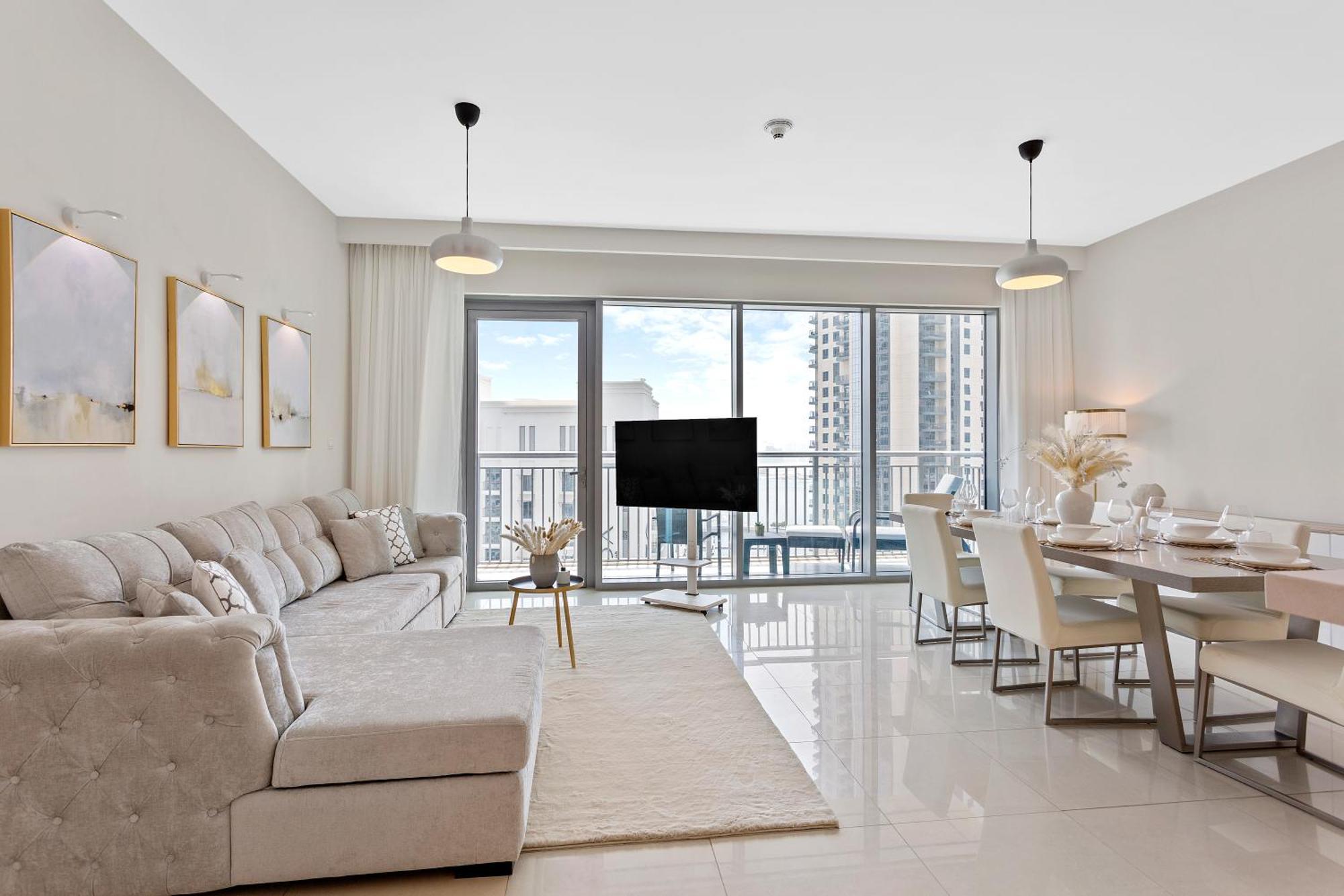 Luxurious Living 3 Bedroom At Harbour Views * Dubai