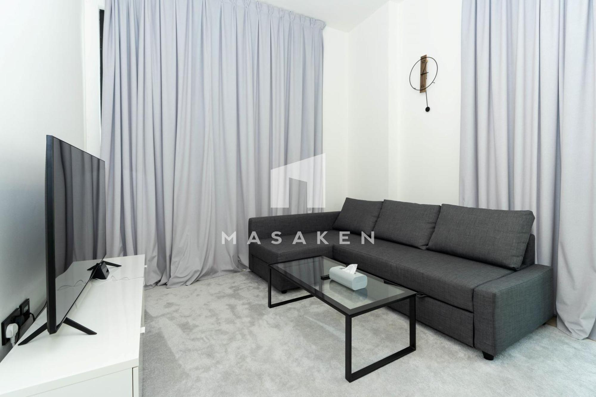 Fully Furnished 1bedroom With Big Balcony In Jvc Apartment