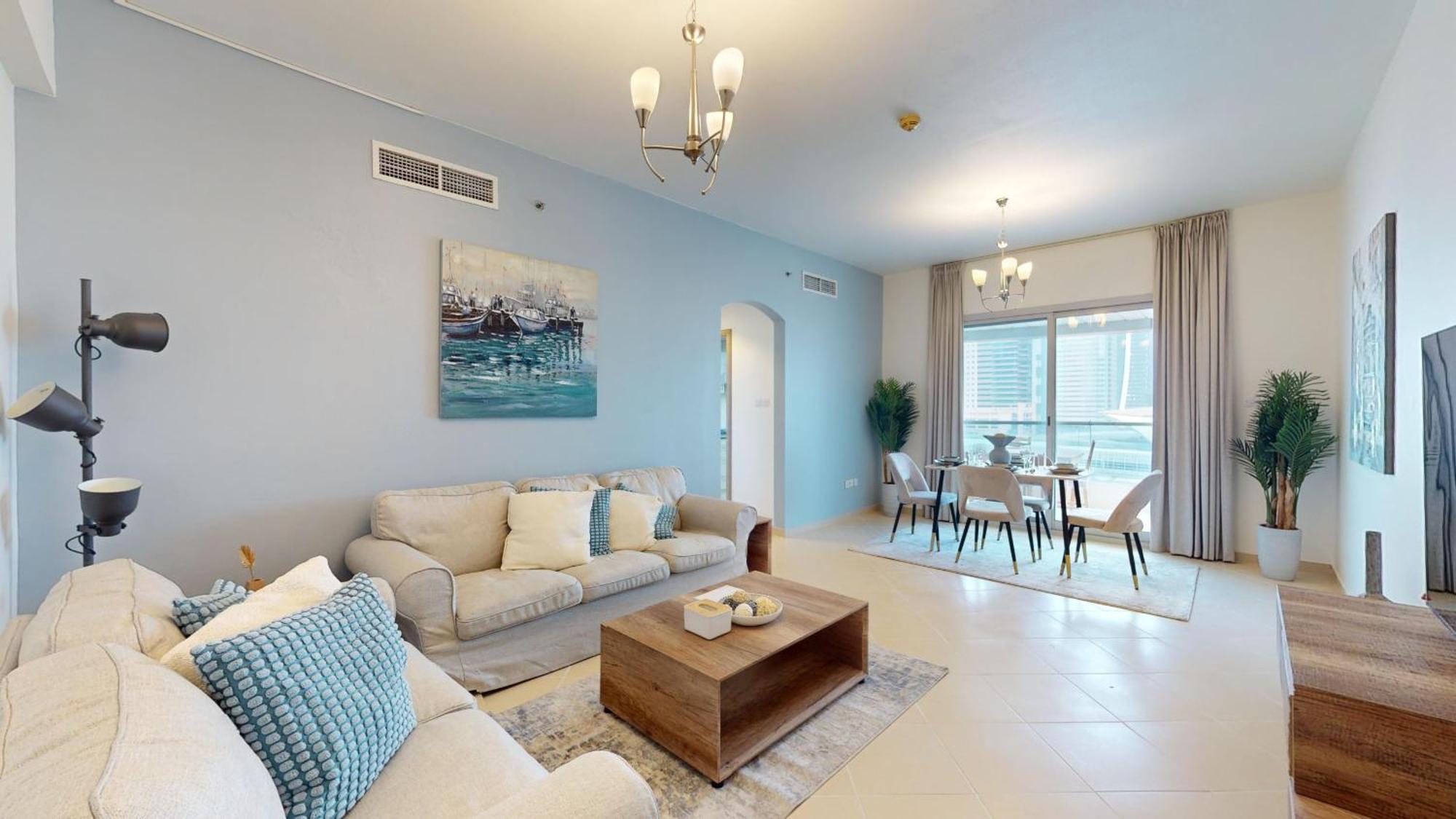 Primestay - Elegant 2br Near Metro - Marina Apartment