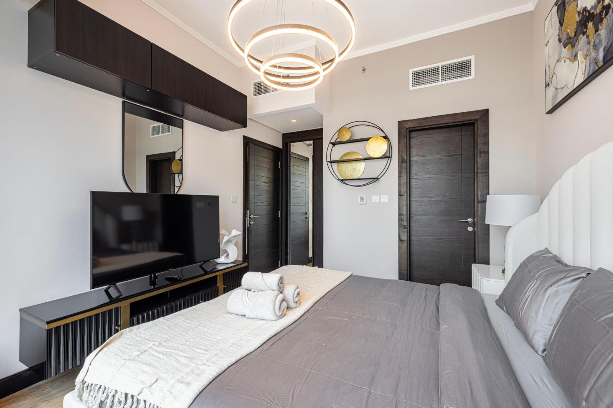 Apartment Poshy 1br W Marina Bay View Next To Marina Mall *