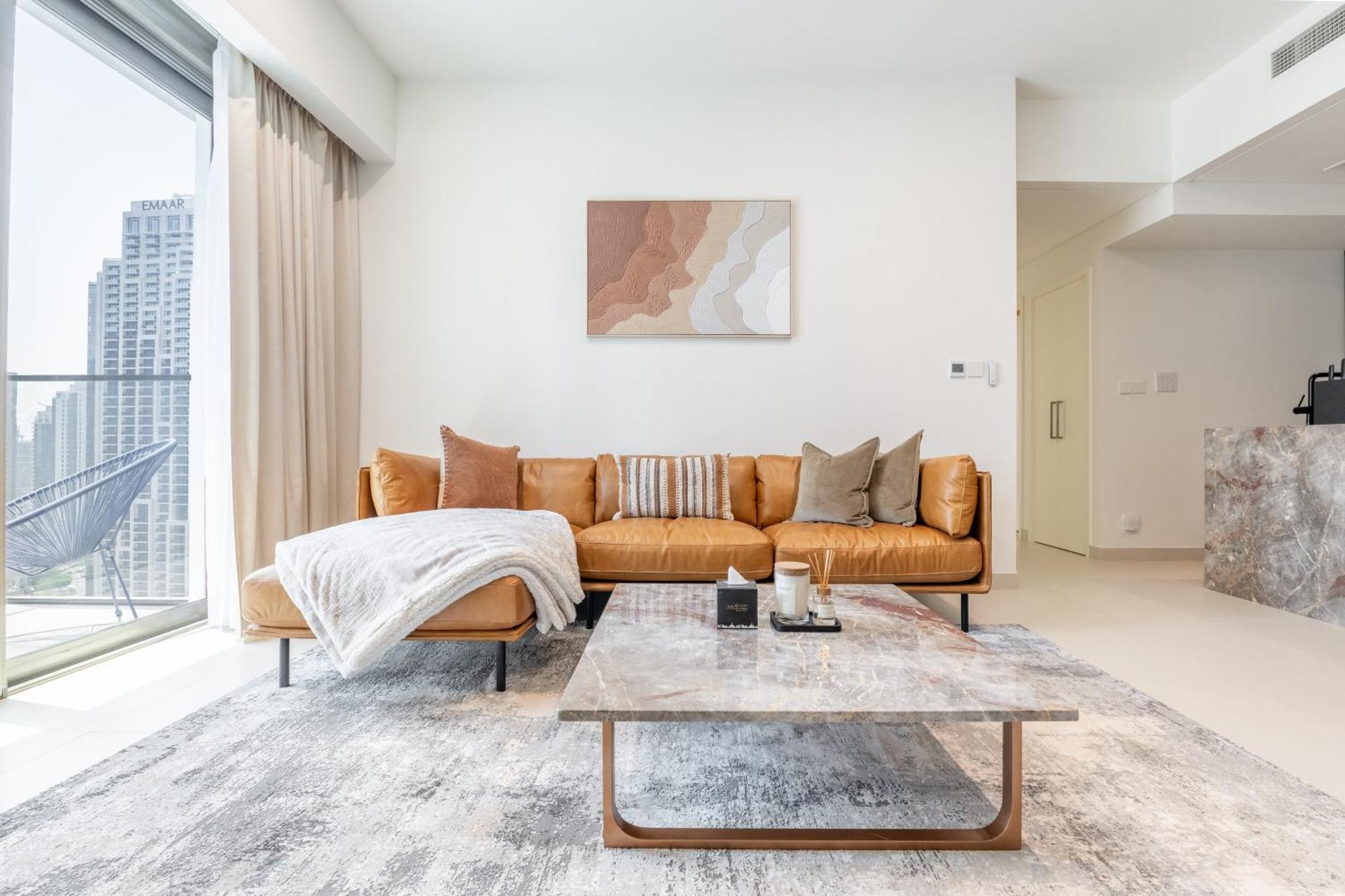 Stylish 3br Maid's In Burj Crown With Burj Khalifa View Apartment