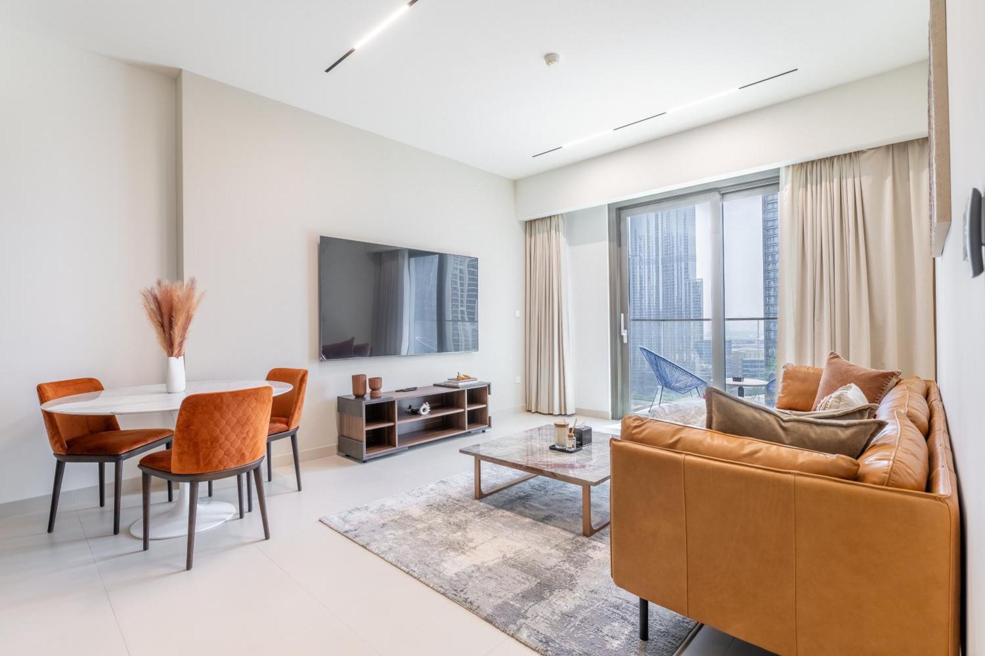 Stylish 3br Maid's In Burj Crown With Burj Khalifa View Apartment Dubai