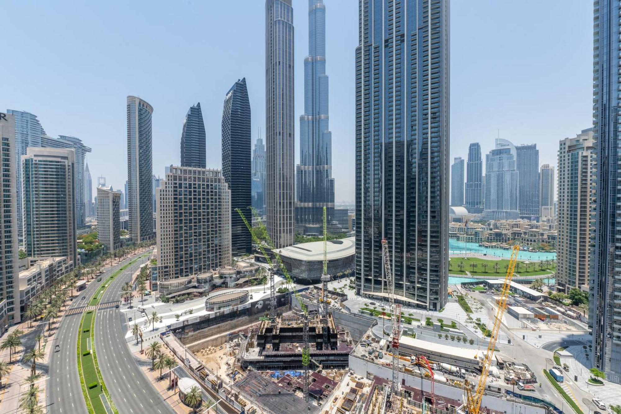 Stylish 3br Maid's In Burj Crown With Burj Khalifa View