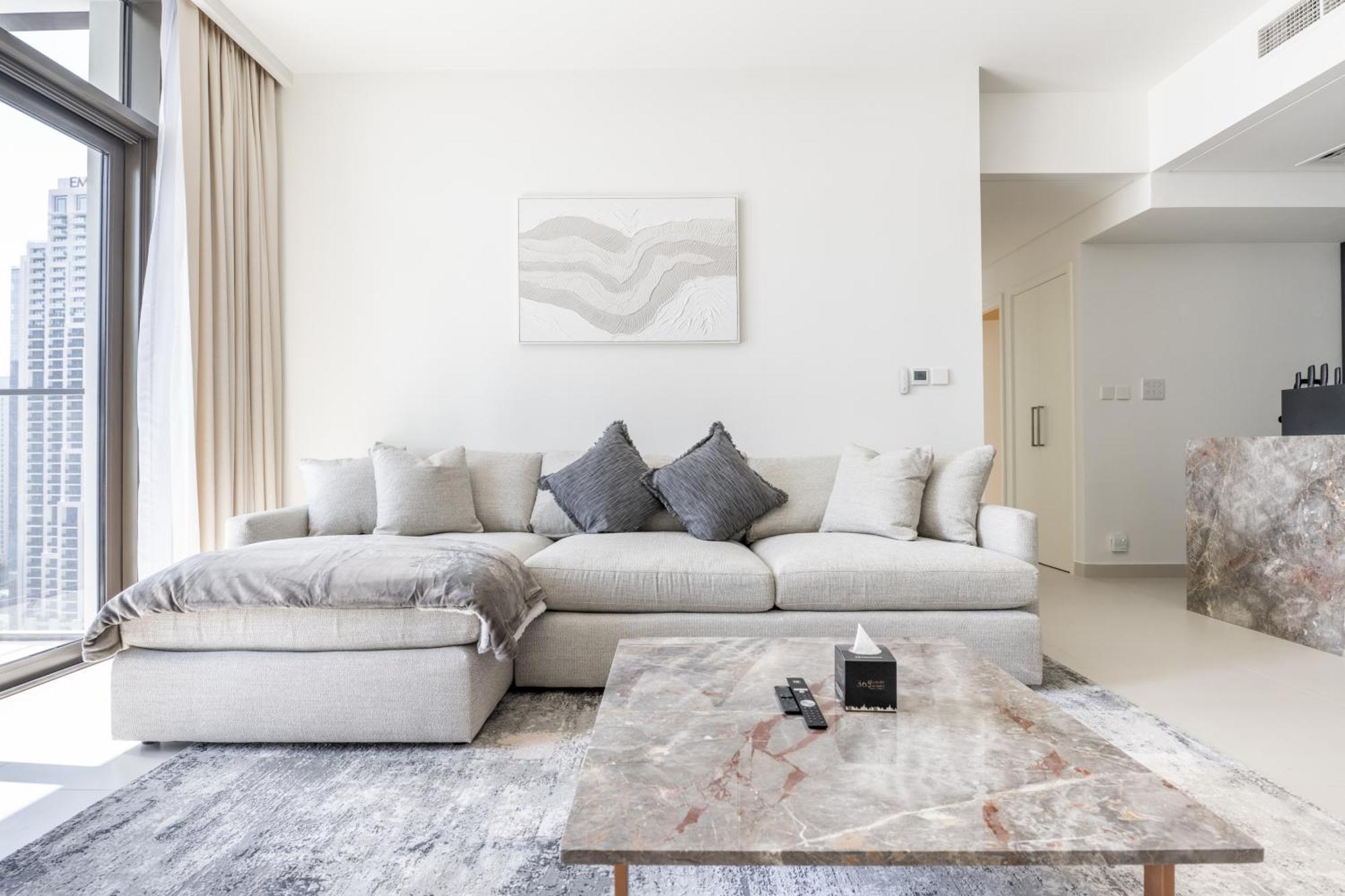 Stylish 3br Maid's In Burj Crown With Burj Khalifa View