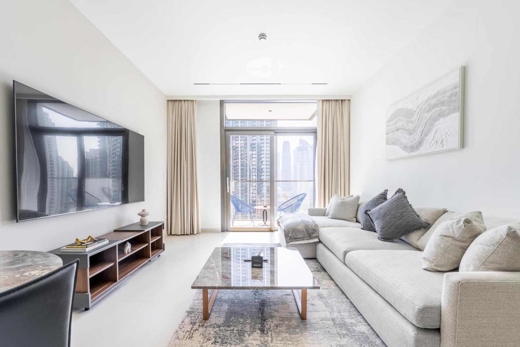Apartment Stylish 3br Maid's In Burj Crown With Burj Khalifa View *