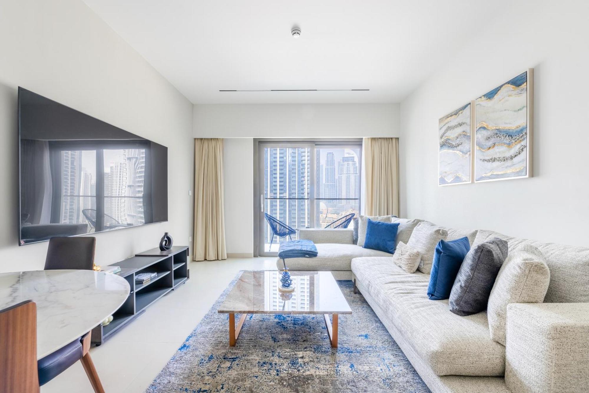 Apartment Stylish 3br Maid's In Burj Crown With Burj Khalifa View