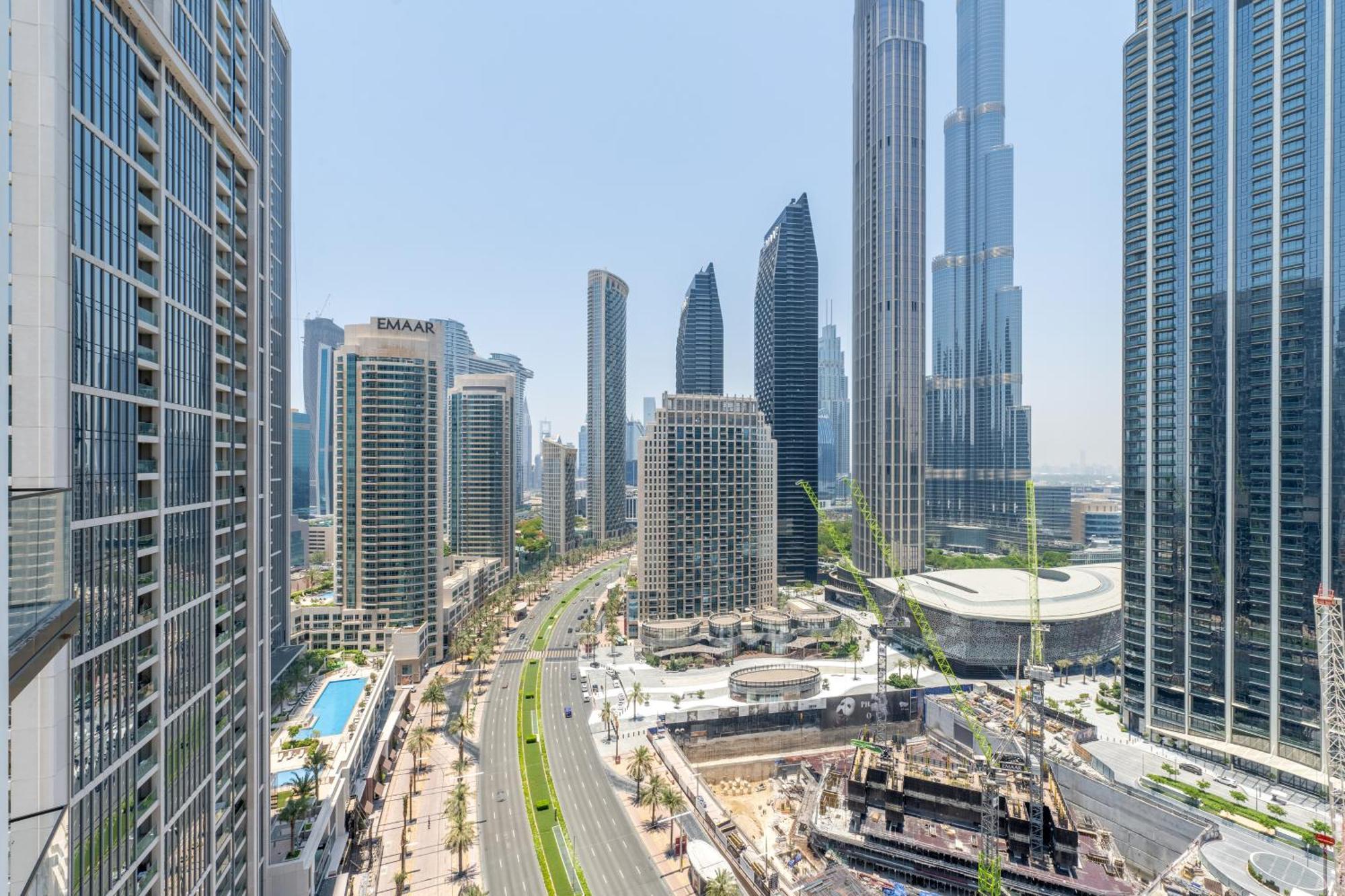 Stylish 3br Maid's In Burj Crown With Burj Khalifa View Apartment