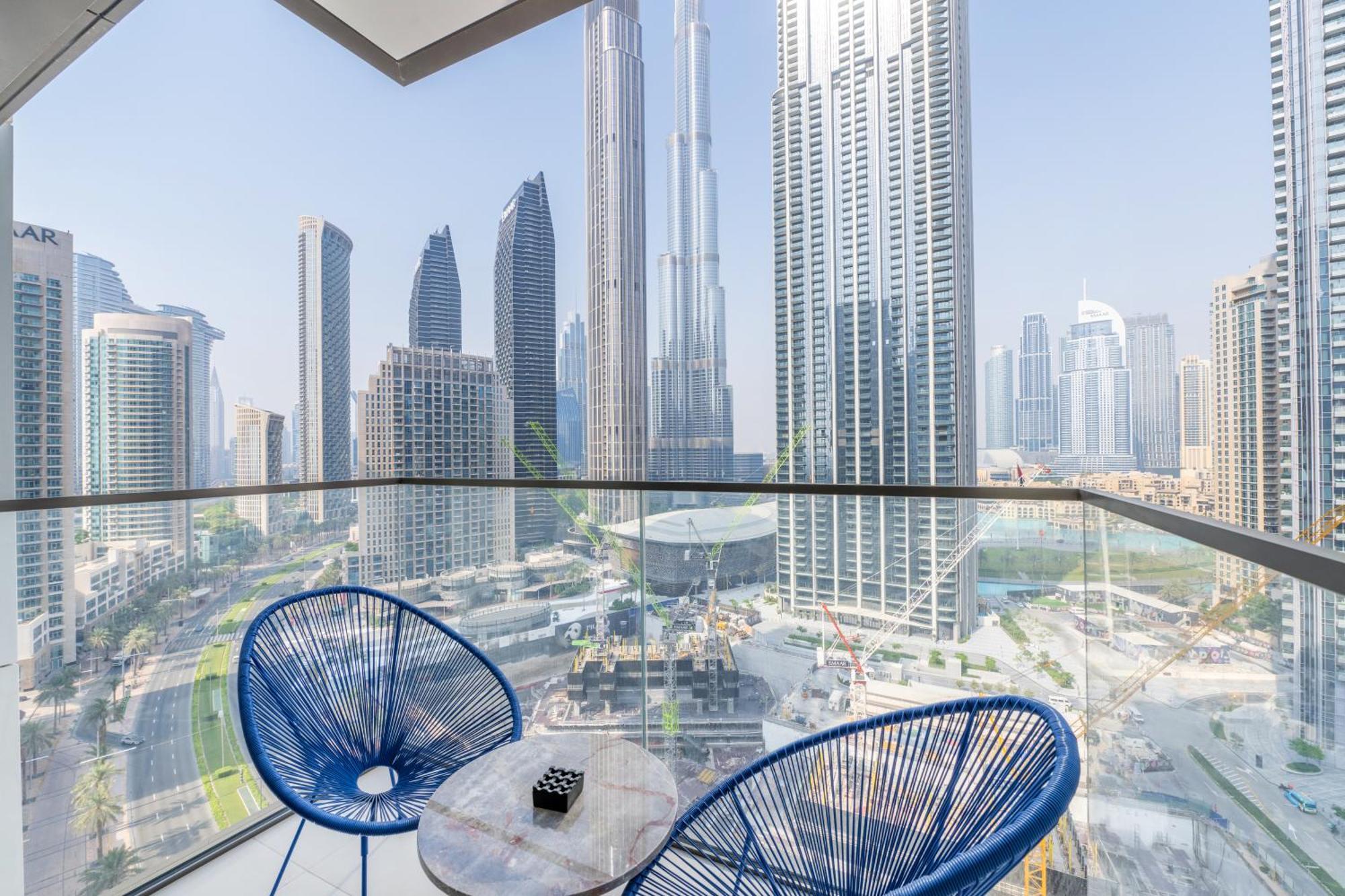 Apartment Stylish 3br Maid's In Burj Crown With Burj Khalifa View *