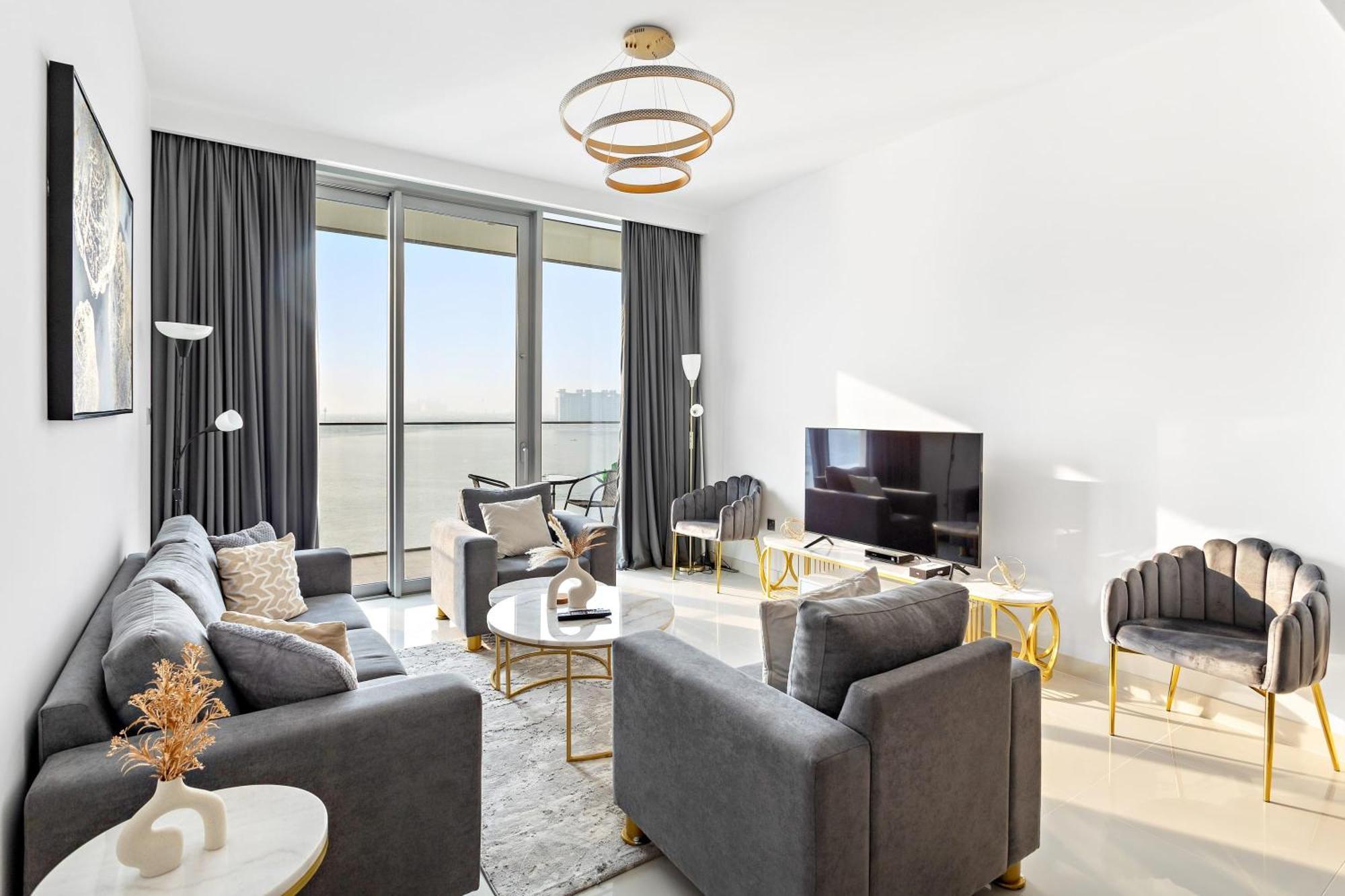 Silkhaus Stunning Sea View Balcony In Emaar Beachfront *