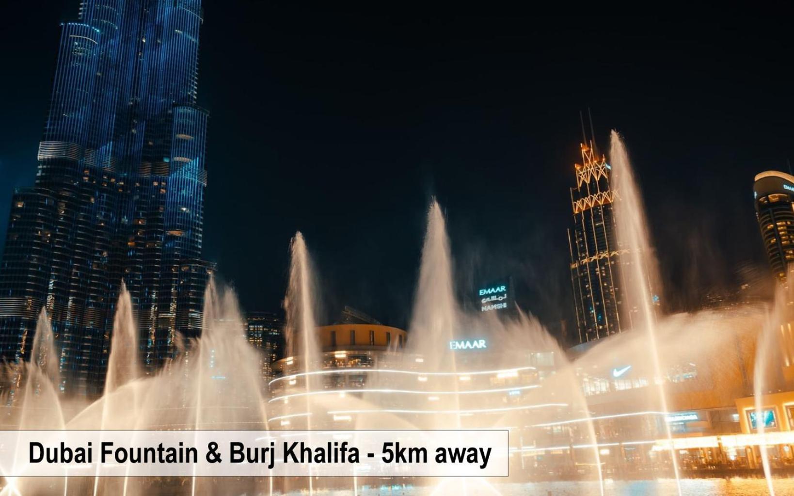 Luxury Escapes - View Of Canal & Burj Khalifa 1br Large Premium - Amna Tower Apartment Dubai