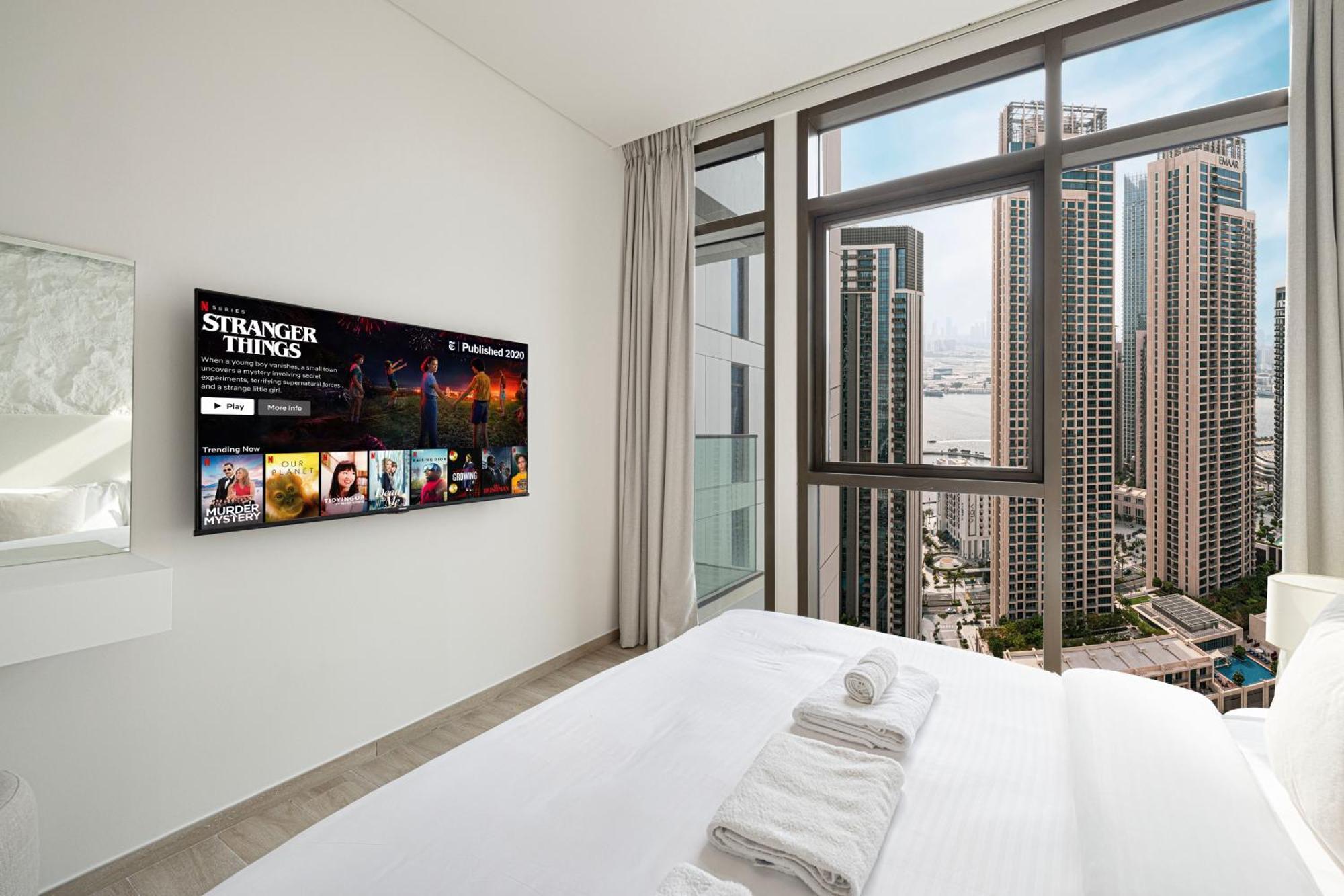 Elegant 1br With Skyline View In Creek Harbour Apartment