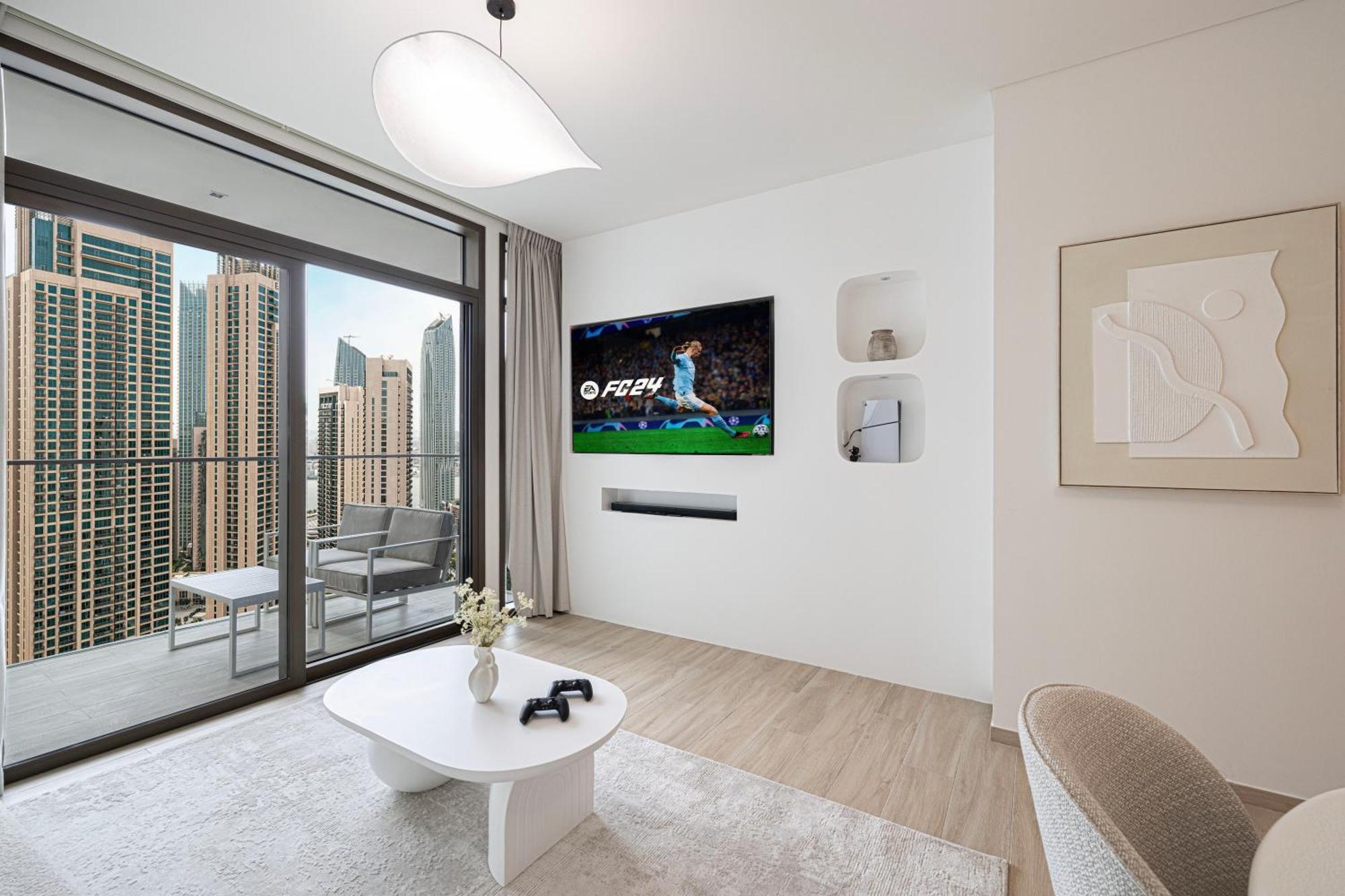 Apartment Elegant 1br With Skyline View In Creek Harbour Dubai