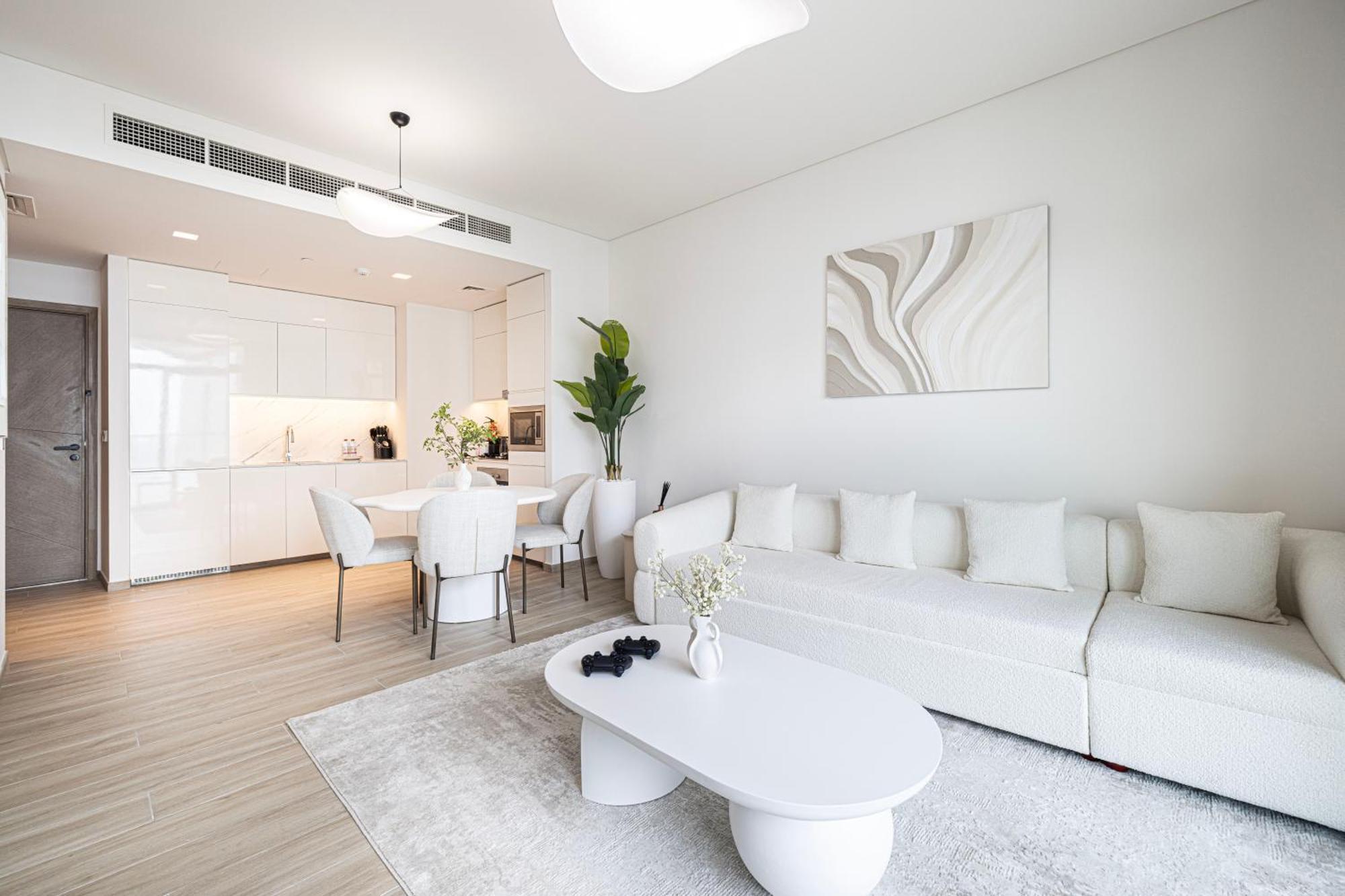 Elegant 1br With Skyline View In Creek Harbour Apartment