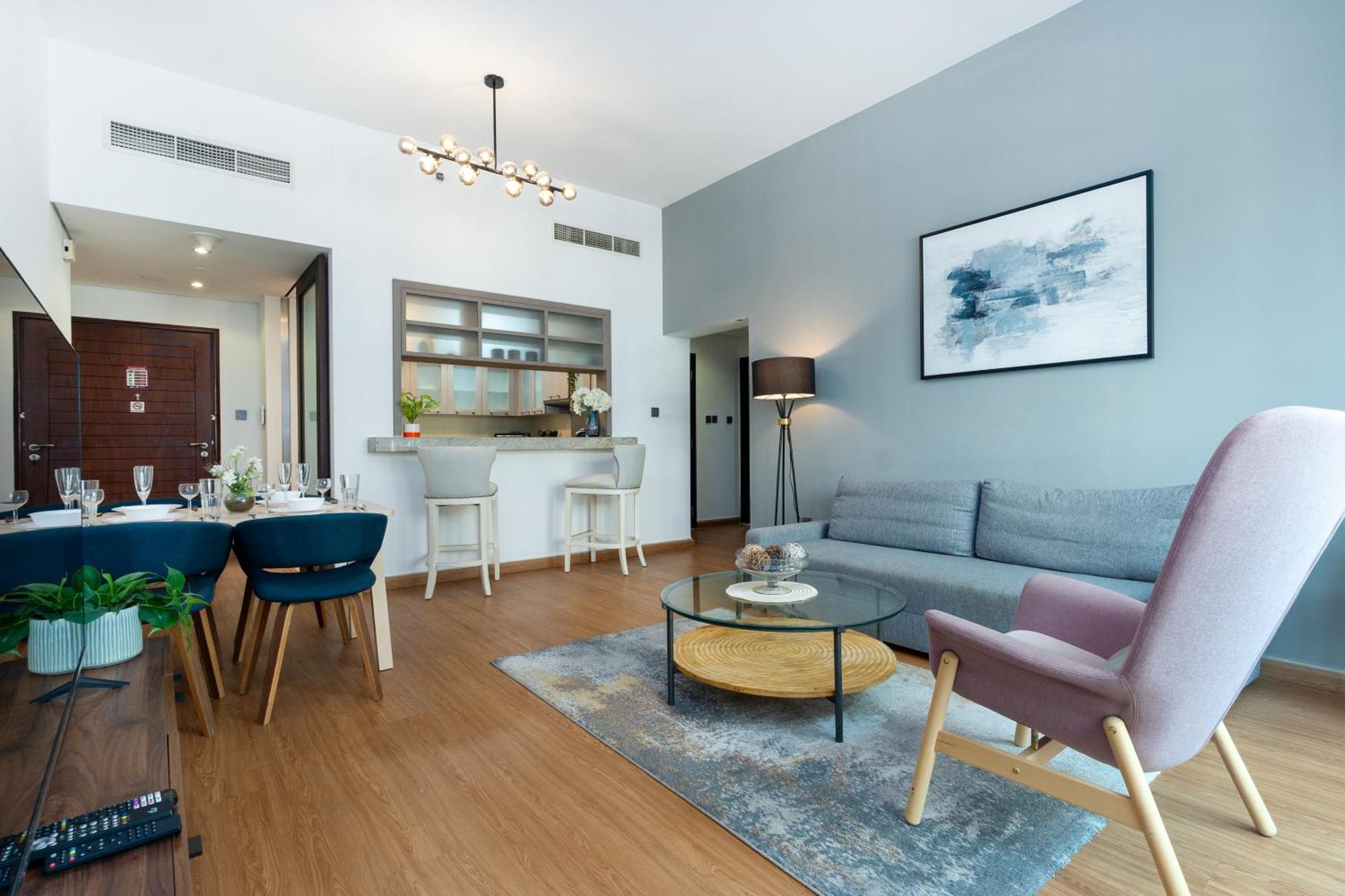 White Sage - Fountain View Stylish With Spacious Terrace Dubai