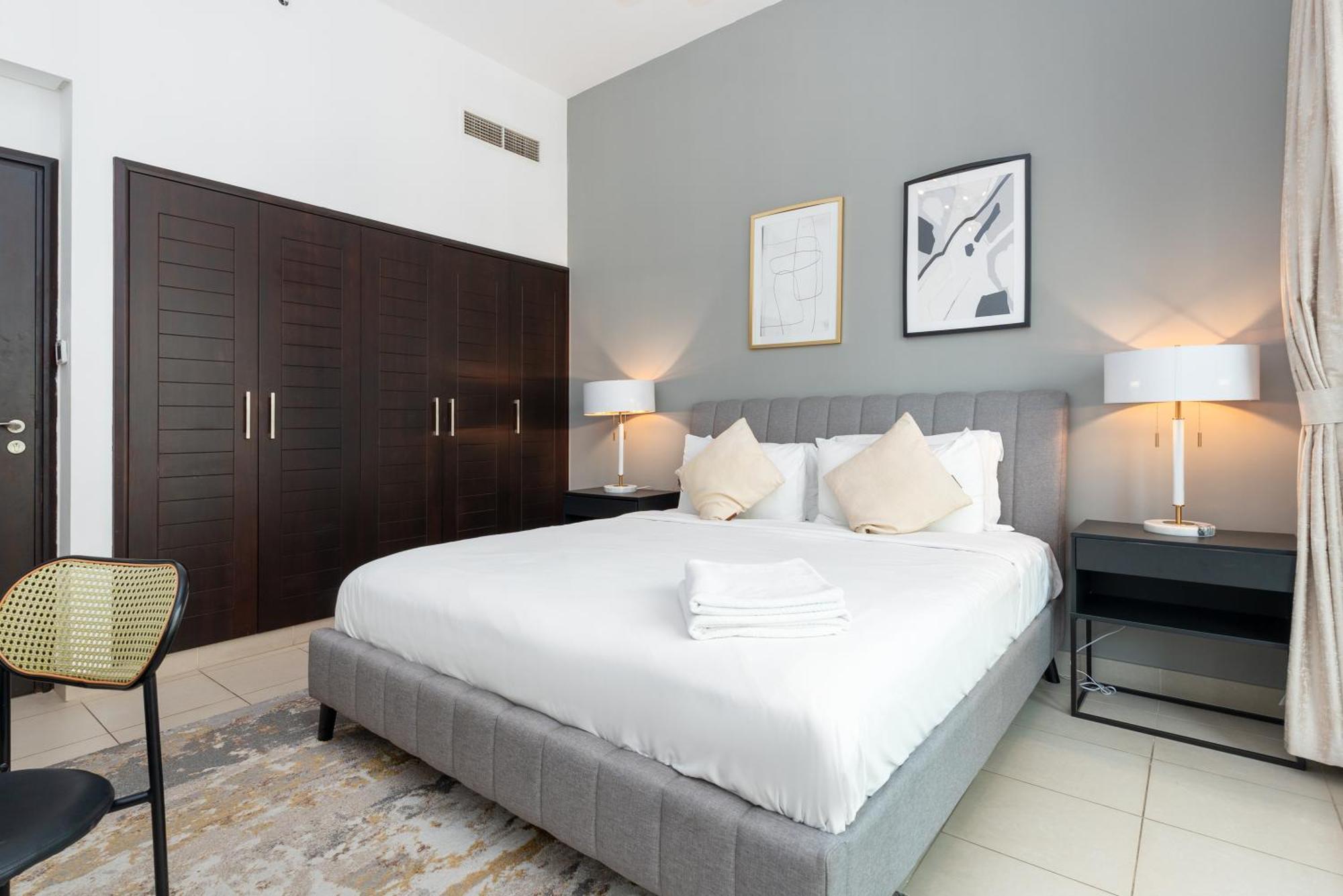 White Sage - Fountain View Stylish With Spacious Terrace Dubai