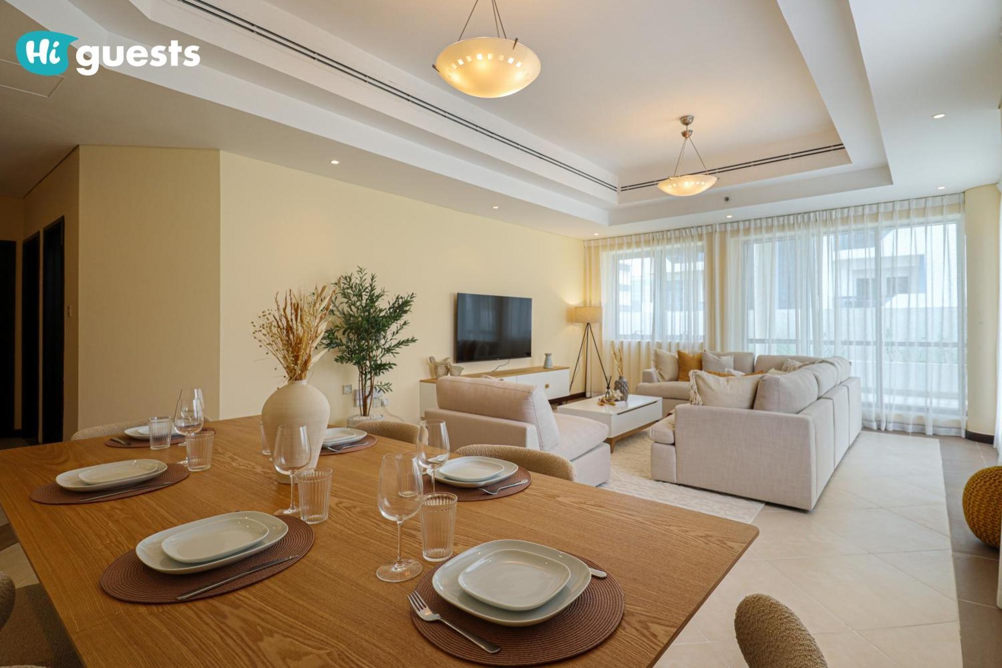 Higuests - Elegant Family Retreat In Dubai's Deira 3br Oasis Apartment Dubai
