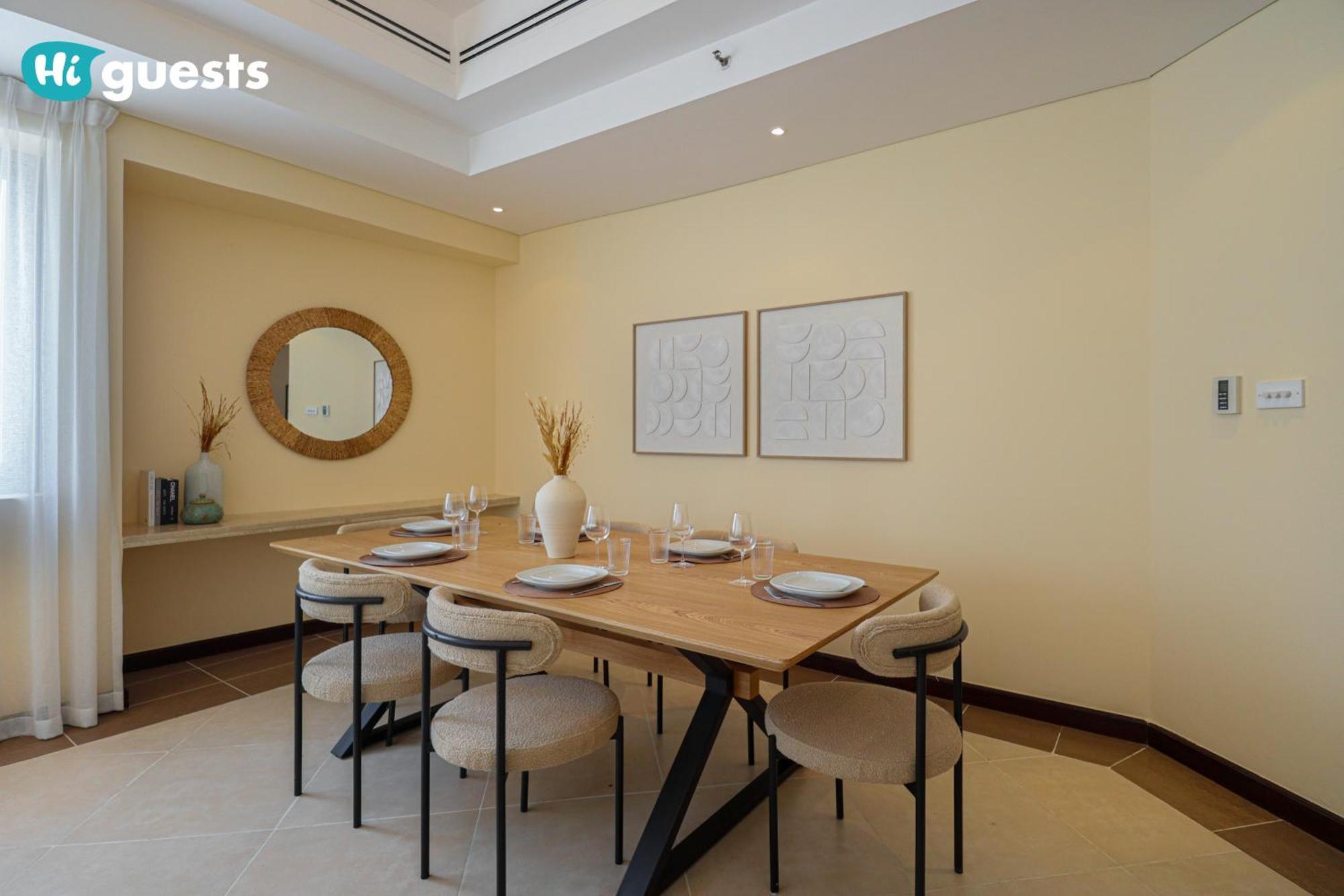 Apartment Higuests - Elegant Family Retreat In Dubai's Deira 3br Oasis *