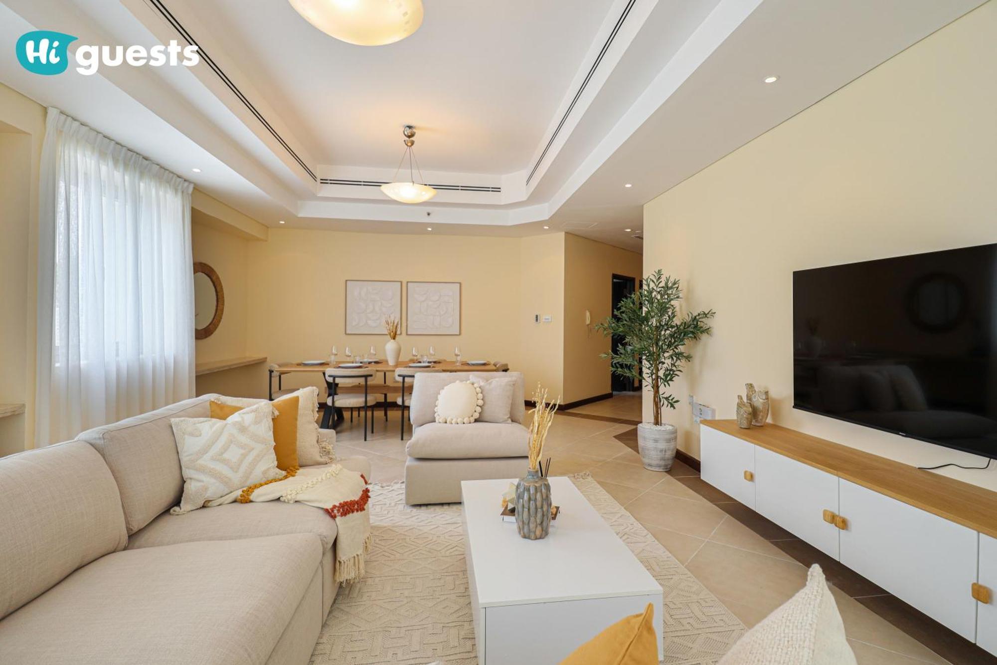 Apartment Higuests - Elegant Family Retreat In Dubai's Deira 3br Oasis