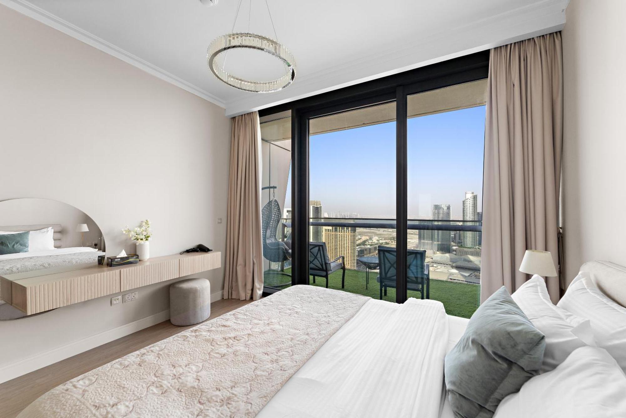 First Class 3br With Full Burj Khalifa And Fountain View * Dubai
