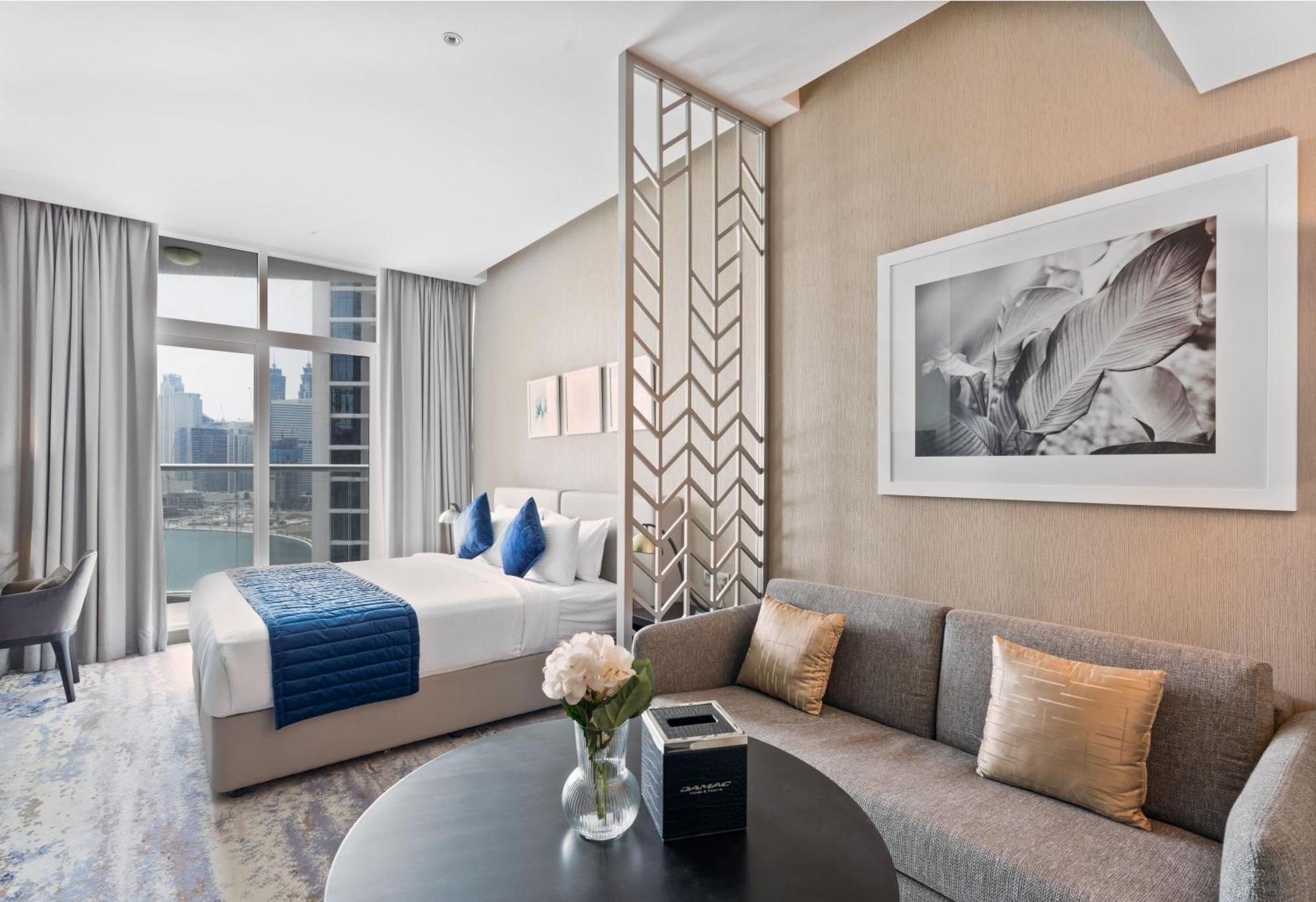 Aliving Stylish At Damam Prive With Balcony And Partial Burj Khalifa View-1315