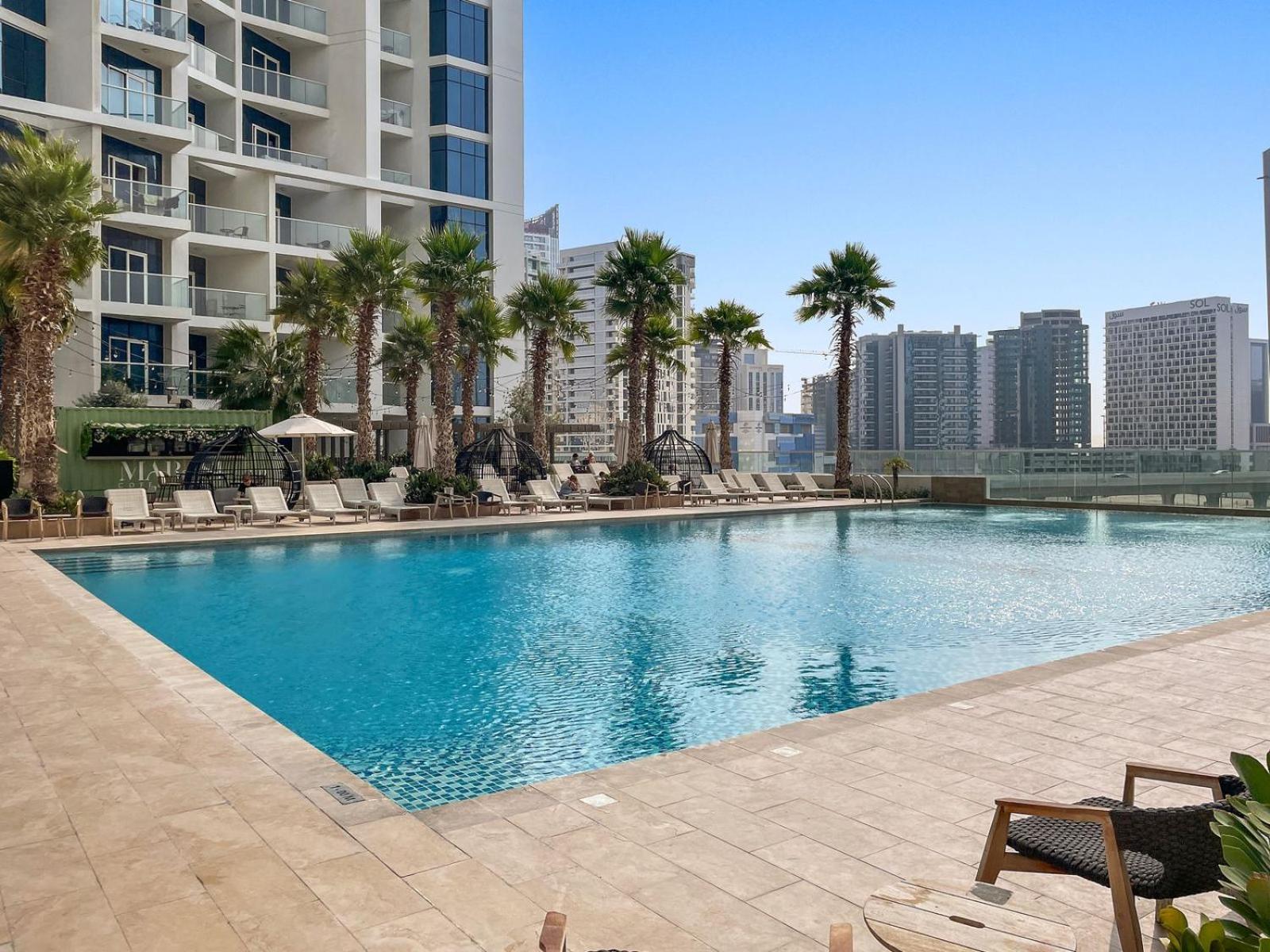 Aliving Stylish At Damam Prive With Balcony And Partial Burj Khalifa View-1315 Apartment Dubai