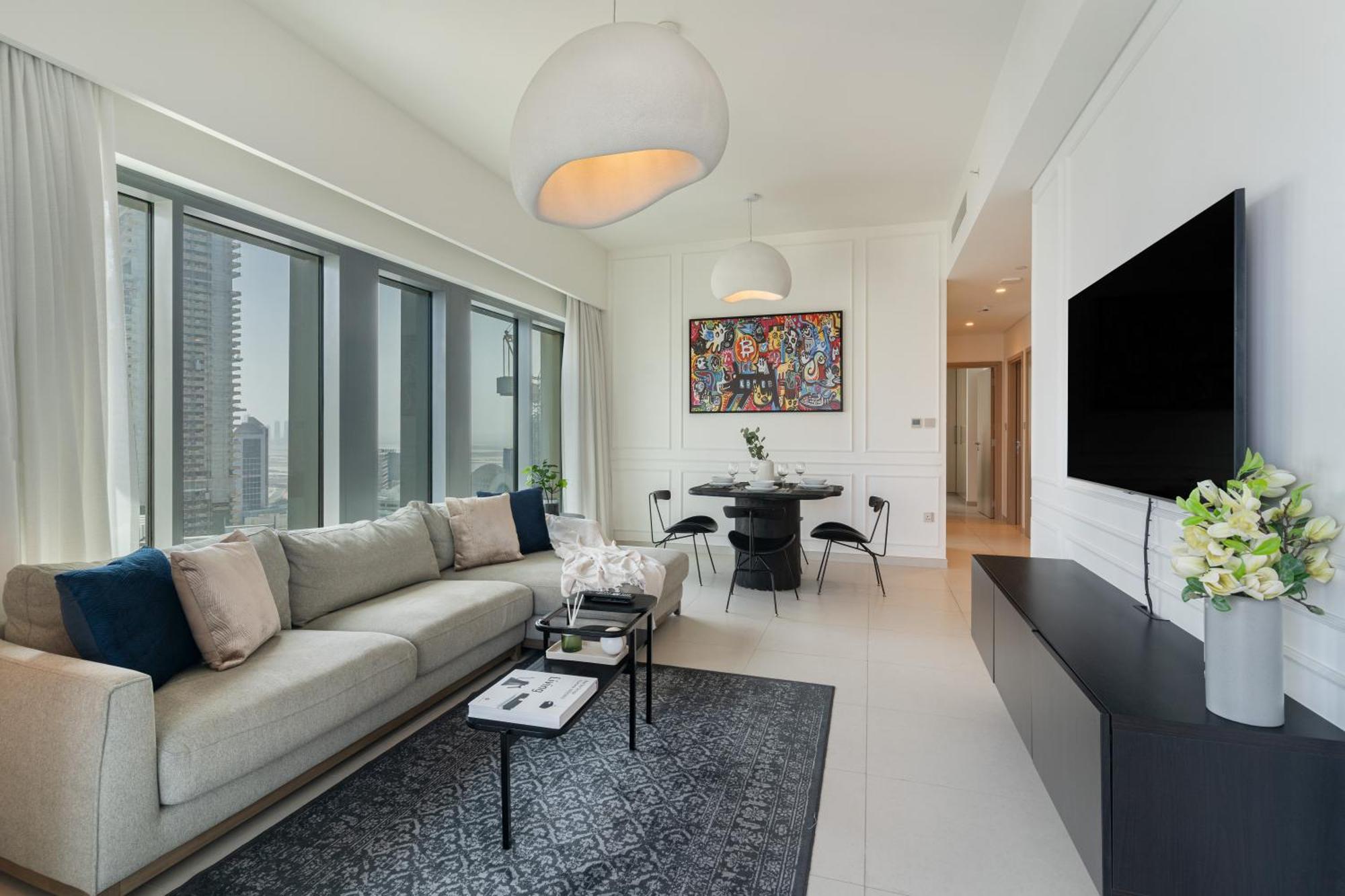 2 Bedroom With Burj Khalifa Views Front-row Fireworks Apartment
