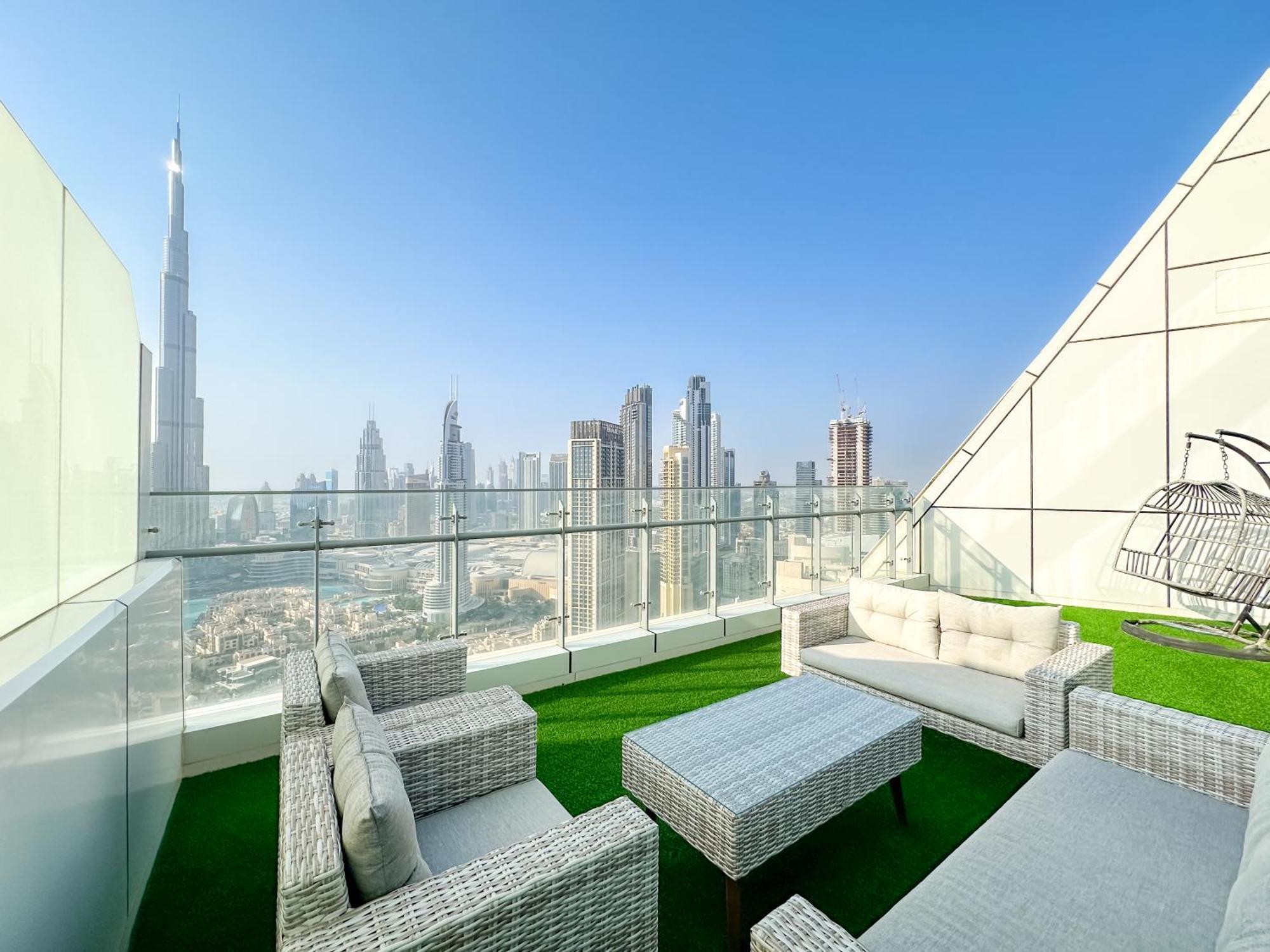 Apartment Panoramic Burj Khalifa View Luxury 1br Penthouse *