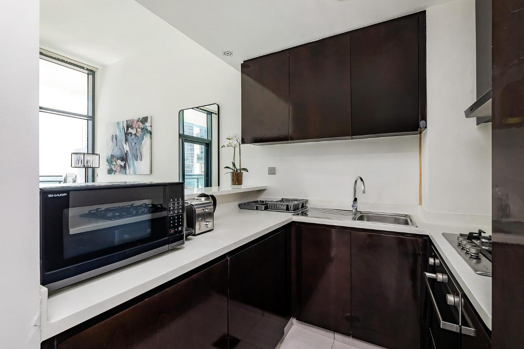 Apartment Stylish 1br At Damac Merano Tower With Great View Dubai