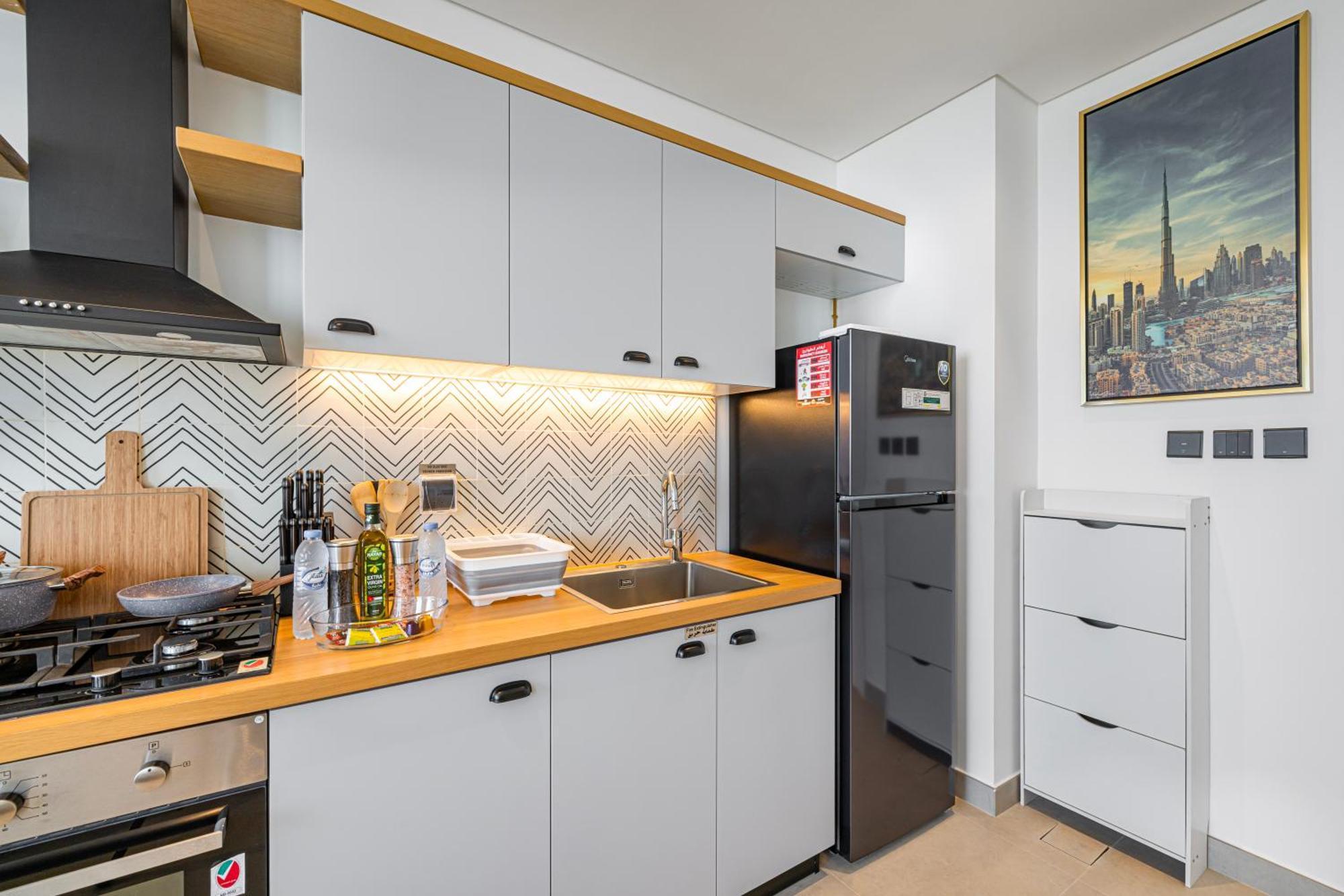 Luxury In Hills Burj Khalifa Views Apartment Dubai