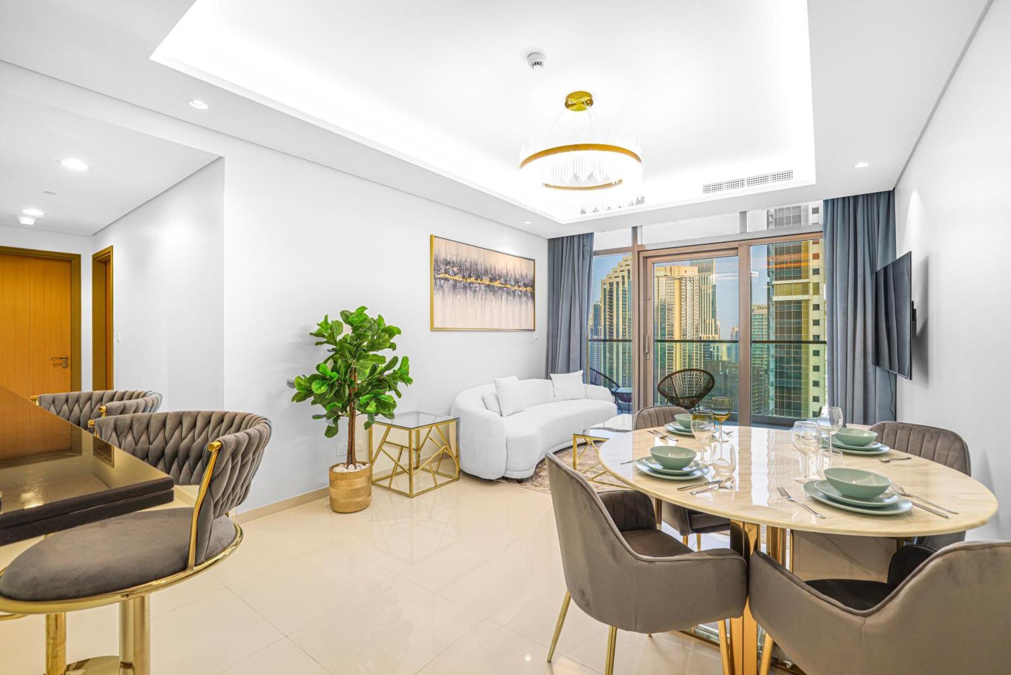 Apartment Paramount Midtown 2 Bedroom With Burj Khalifa View *