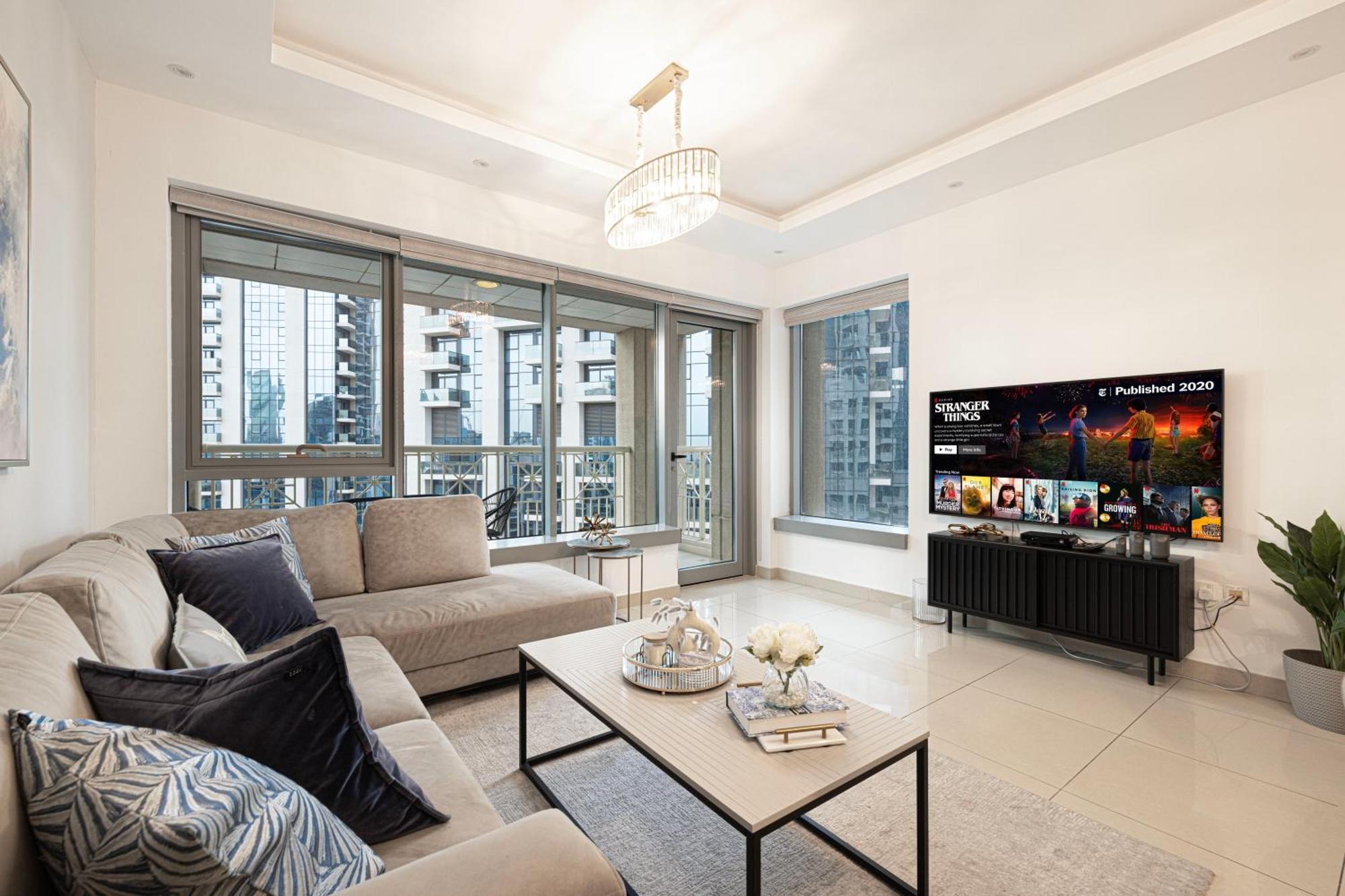 Apartment First Class 3br Burj Khalifa & Fountain View Dubai