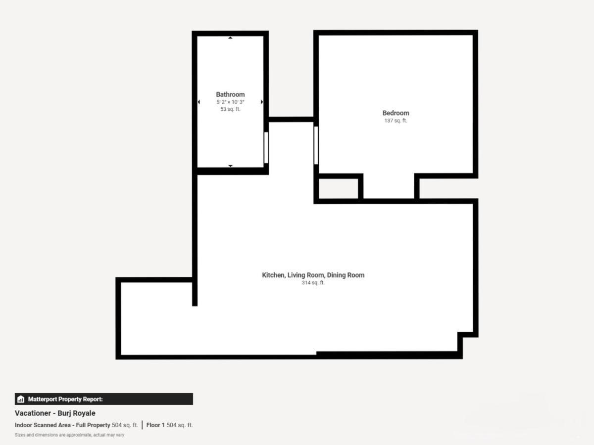 Burj Royale - Classic One Bedroom In Downtown Apartment