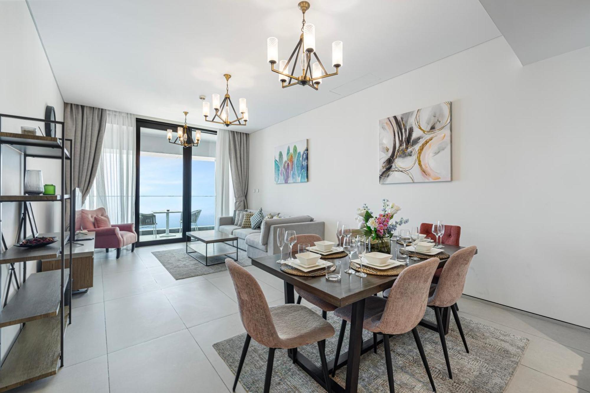 Daniels Sea View 3br Plus Maids In Address Jbr Apartment *