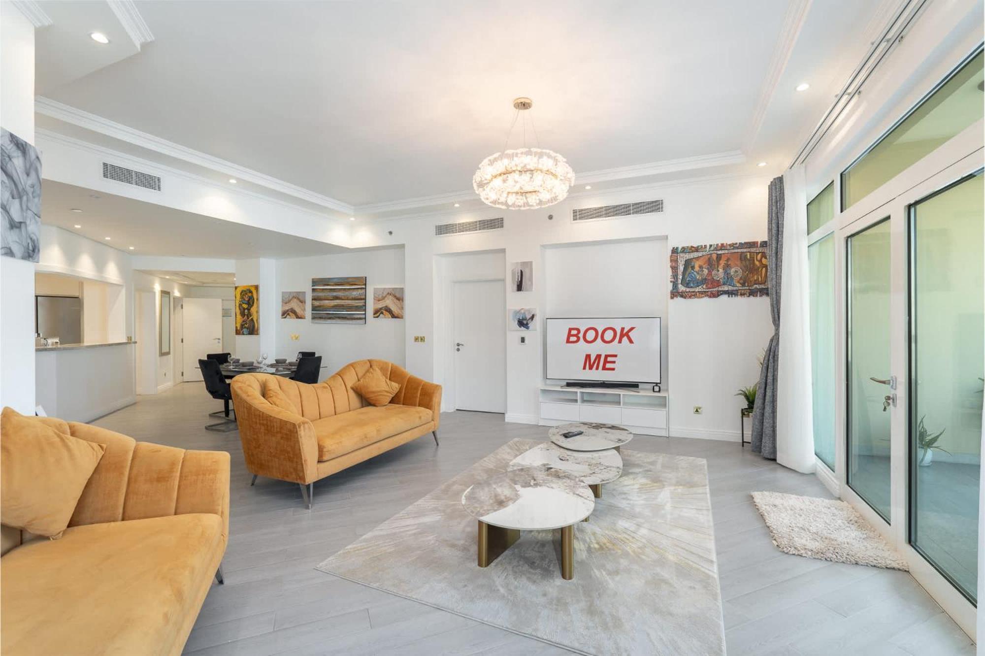 Apartment Prestigious 3-bedroom With Access On Palm Jumeirah! Dubai