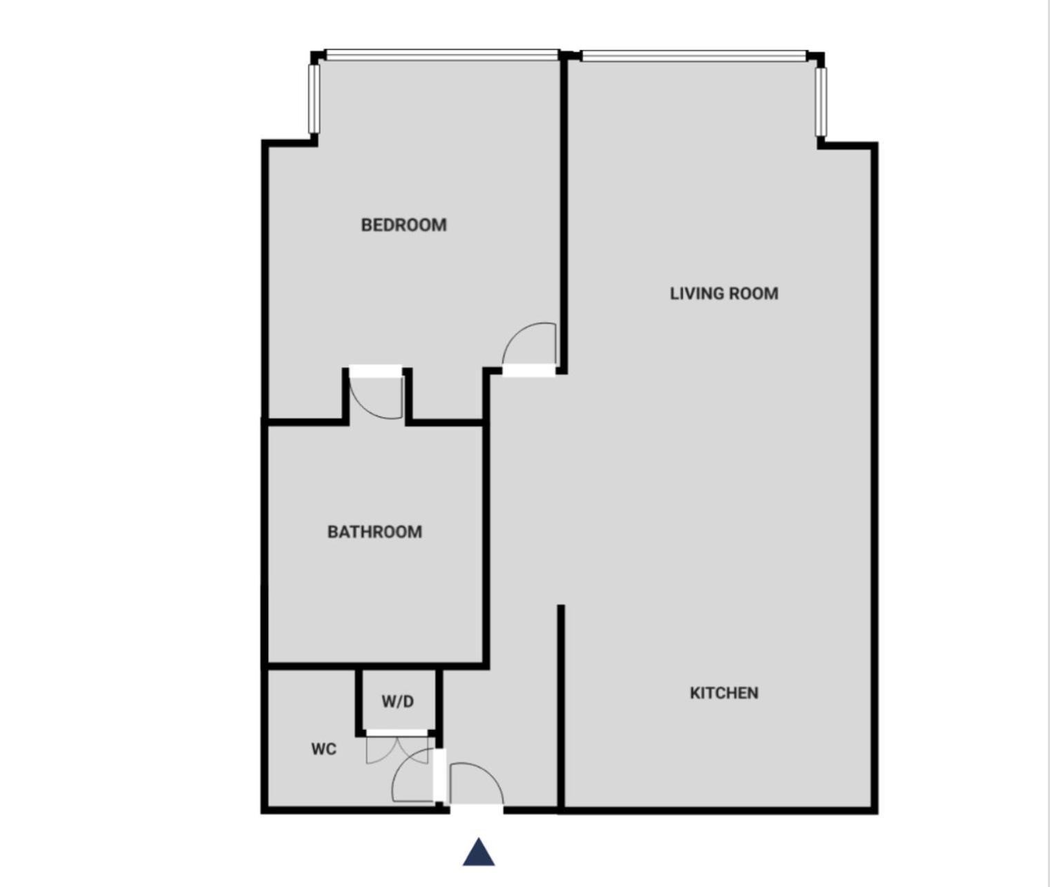 Blueground Walk Fully Furnished Kitchen Dxb-1552 Apartment *