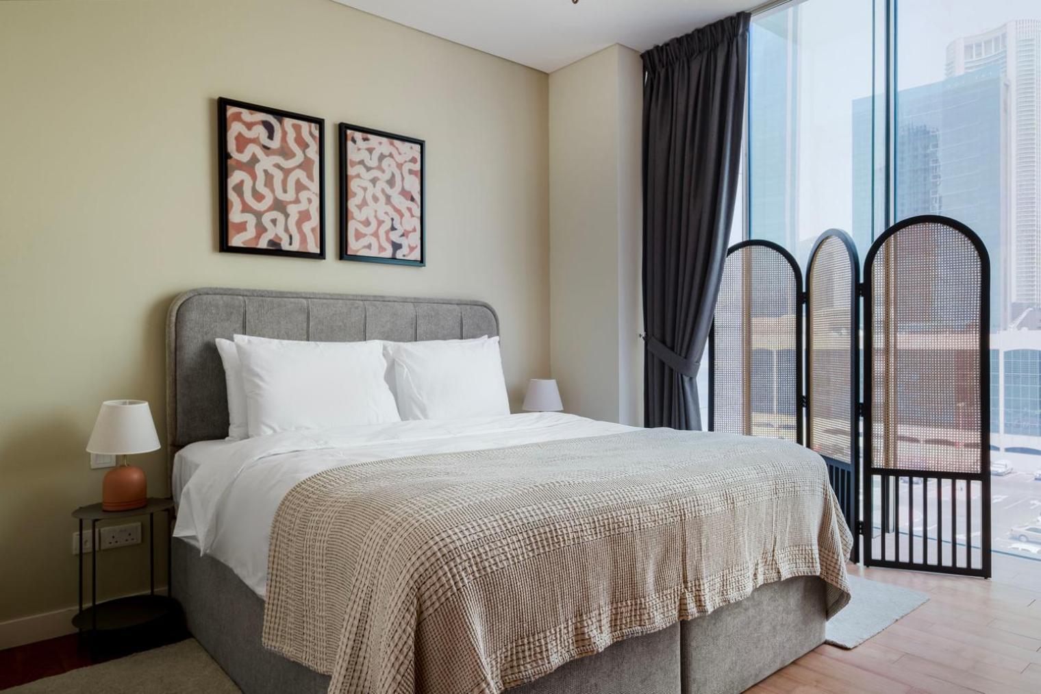 Blueground Walk Fully Furnished Kitchen Dxb-1552 Apartment *