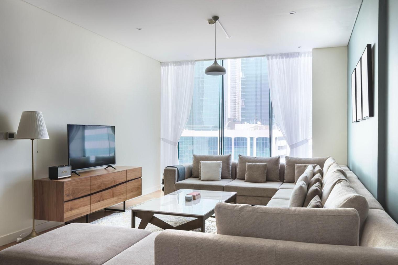 Apartment Blueground Walk Fully Furnished Kitchen Dxb-1552 Dubai