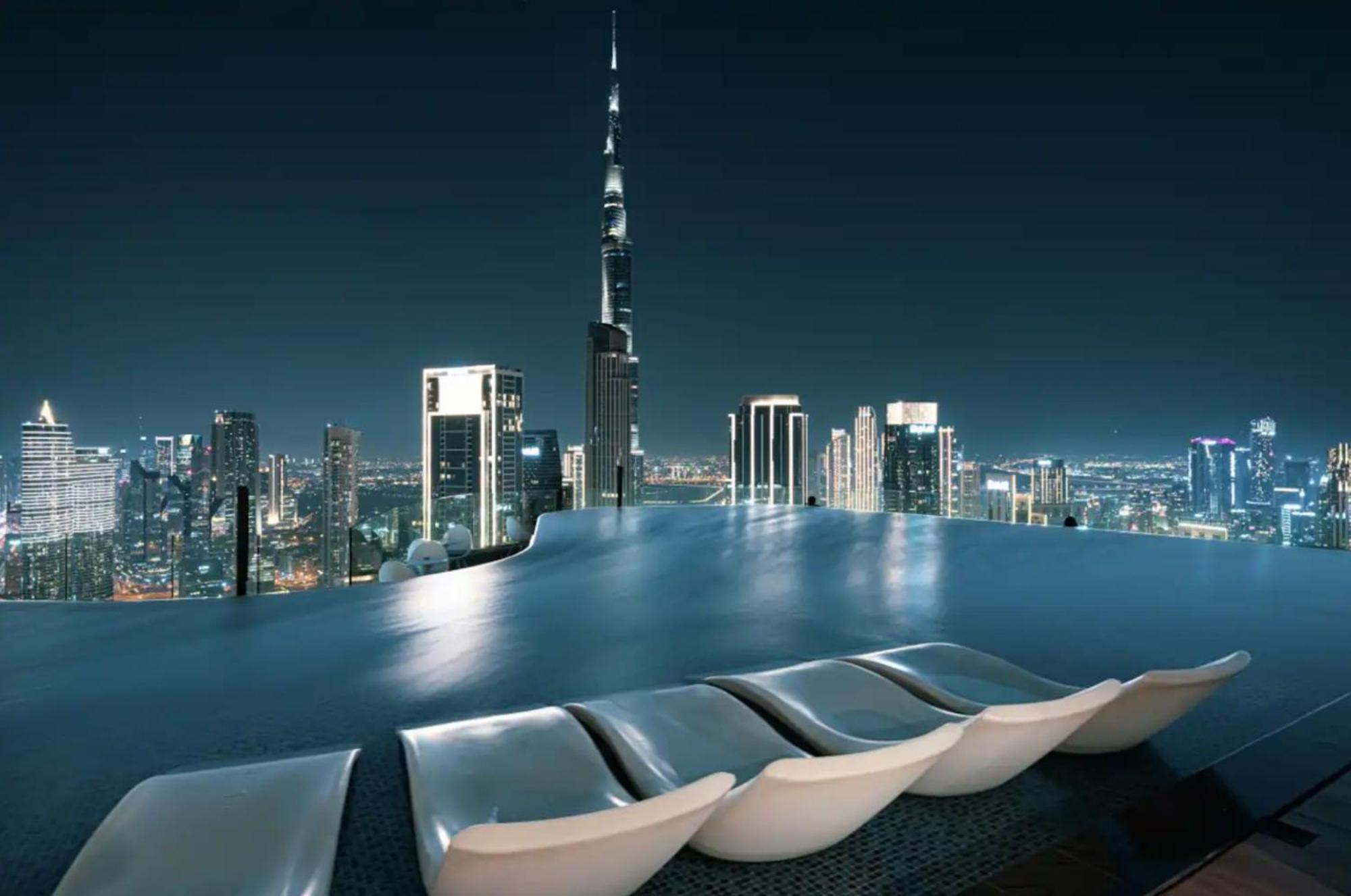 High Floor In 5 Star With Infinity Pool Burj View Gym Sauna Apartment Dubai