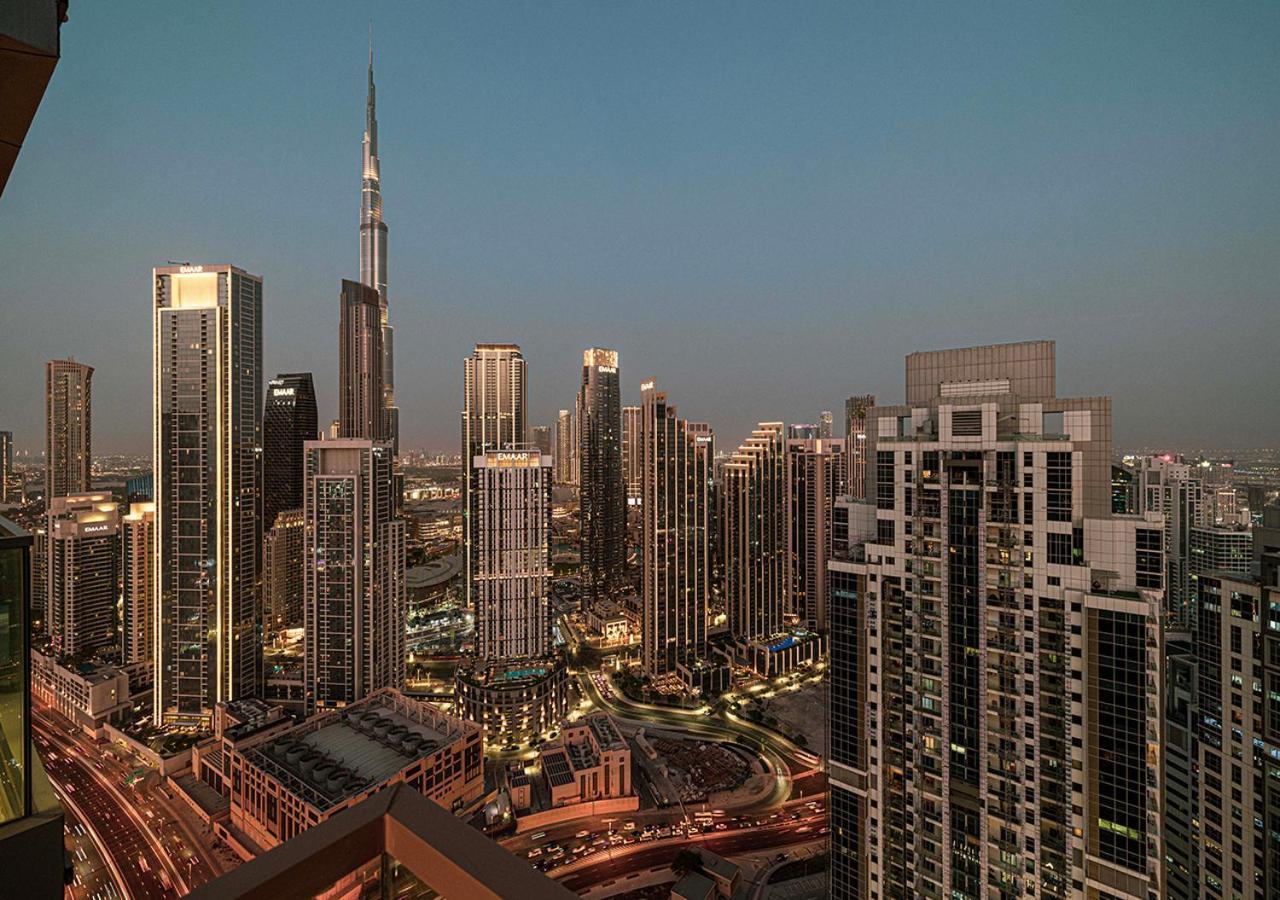 High Floor In 5 Star With Infinity Pool Burj View Gym Sauna Apartment
