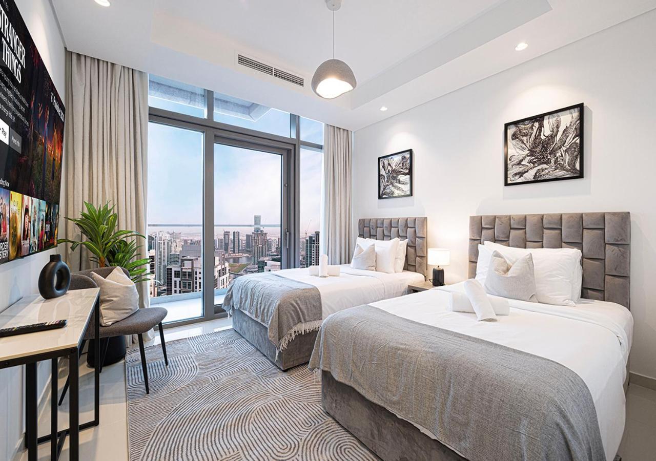 Apartment High Floor In 5 Star With Infinity Pool Burj View Gym Sauna