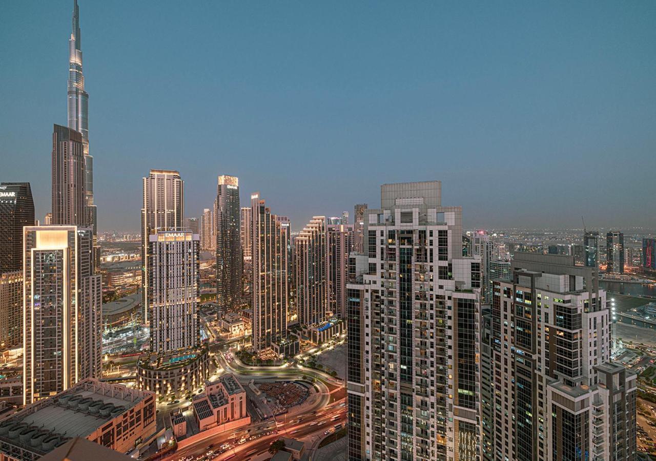 High Floor In 5 Star With Infinity Pool Burj View Gym Sauna Apartment