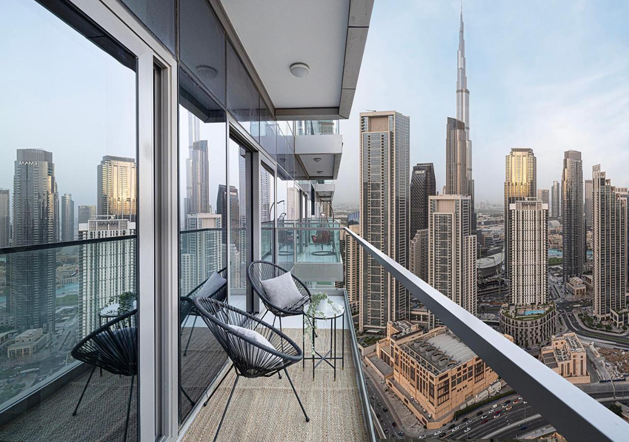 Apartment High Floor In 5 Star With Infinity Pool Burj View Gym Sauna *