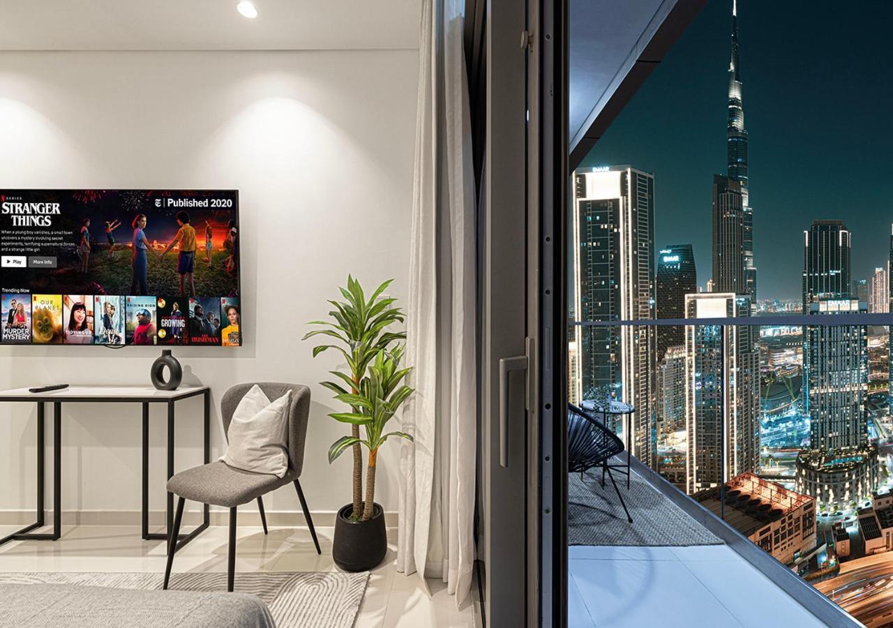 Apartment High Floor In 5 Star With Infinity Pool Burj View Gym Sauna