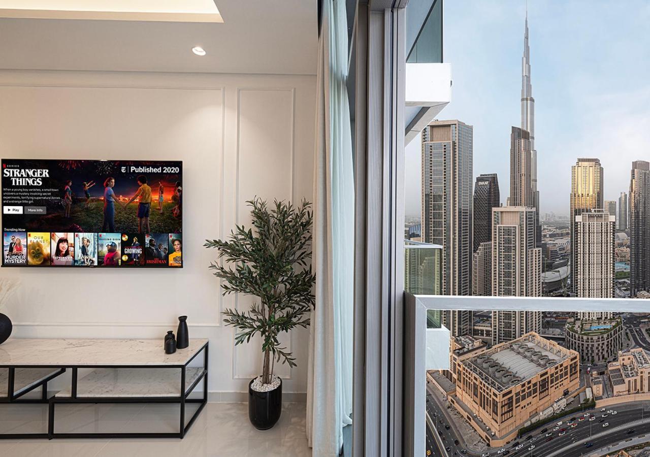 Apartment High Floor In 5 Star With Infinity Pool Burj View Gym Sauna